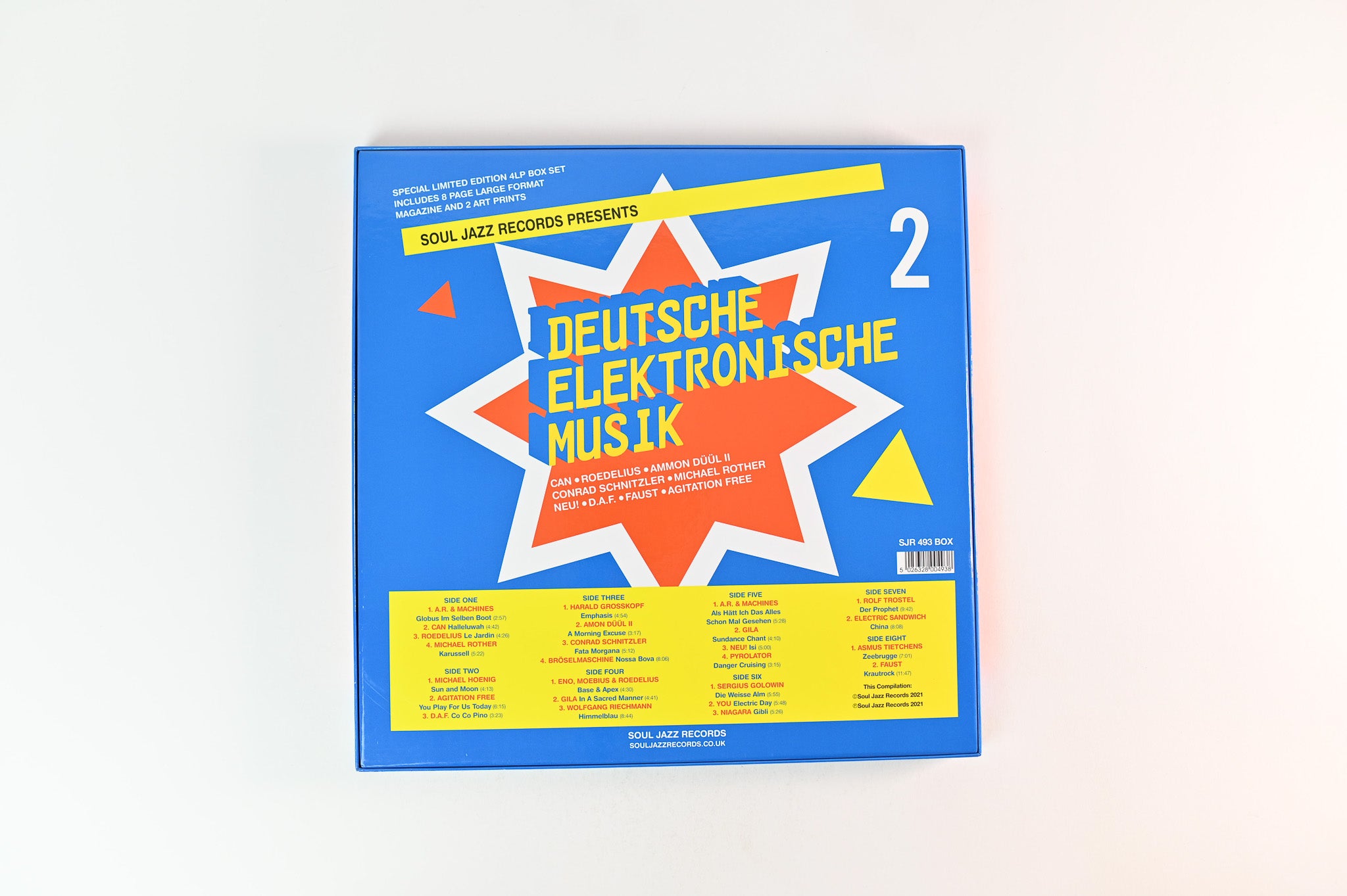 Various - Deutsche Elektronische Musik 2 (Experimental German Rock And Electronic Musik 1971-83) on Soul Jazz Records 4-lp Box Set