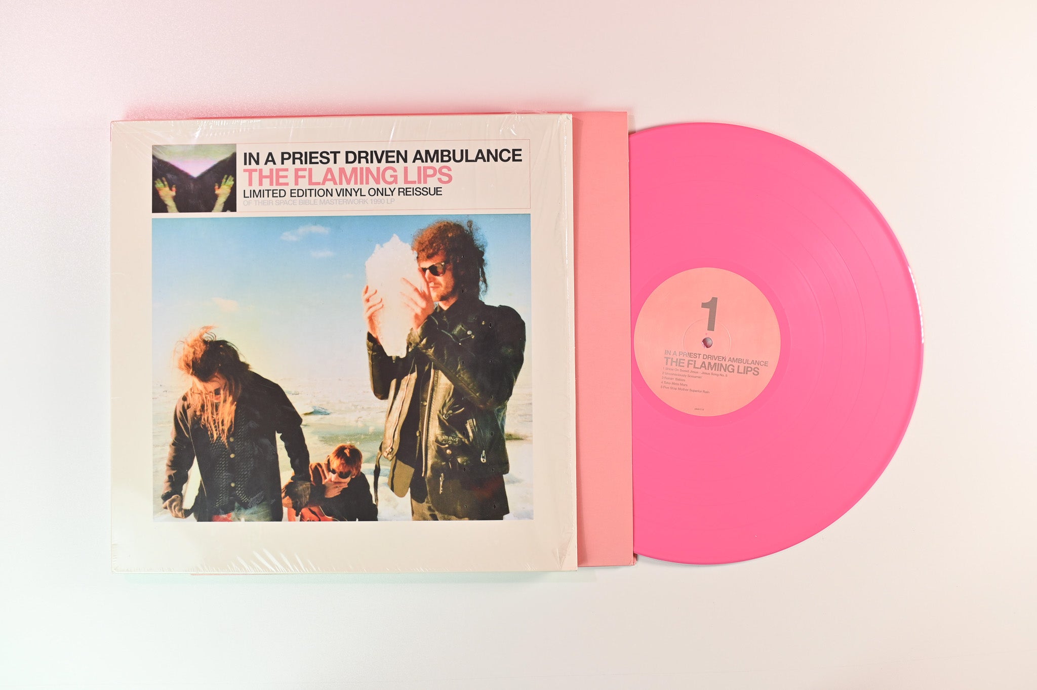 The Flaming Lips - In A Priest Driven Ambulance on Plain Recordings - Pink Vinyl