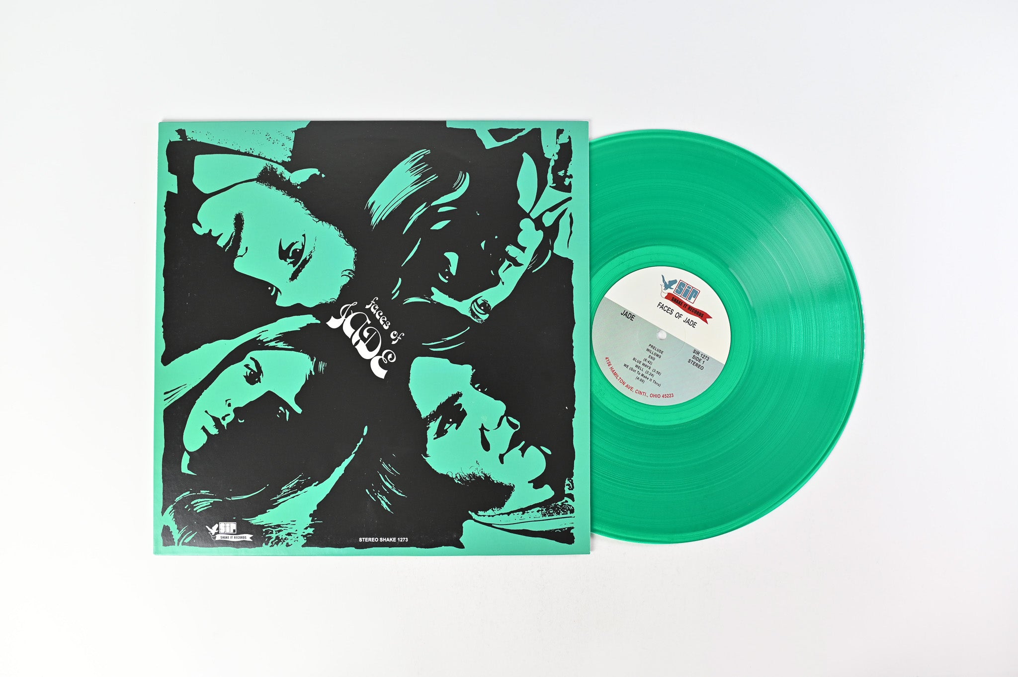 Jade - Faces Of Jade on Shake It! Records Reissue on Green Transparent Vinyl