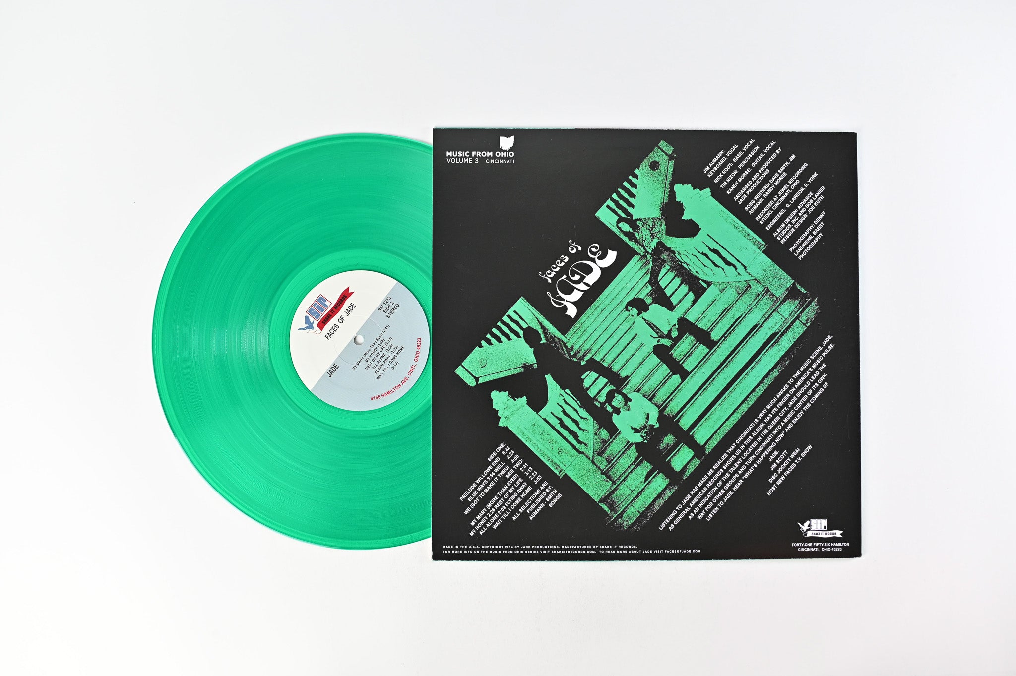 Jade - Faces Of Jade on Shake It! Records Reissue on Green Transparent Vinyl