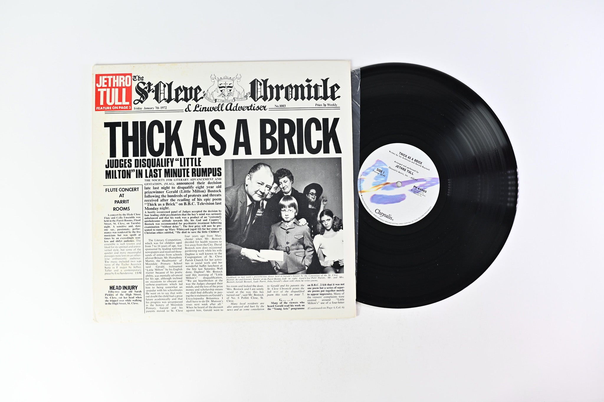 Jethro Tull - Thick As A Brick on Chrysalis Reissue