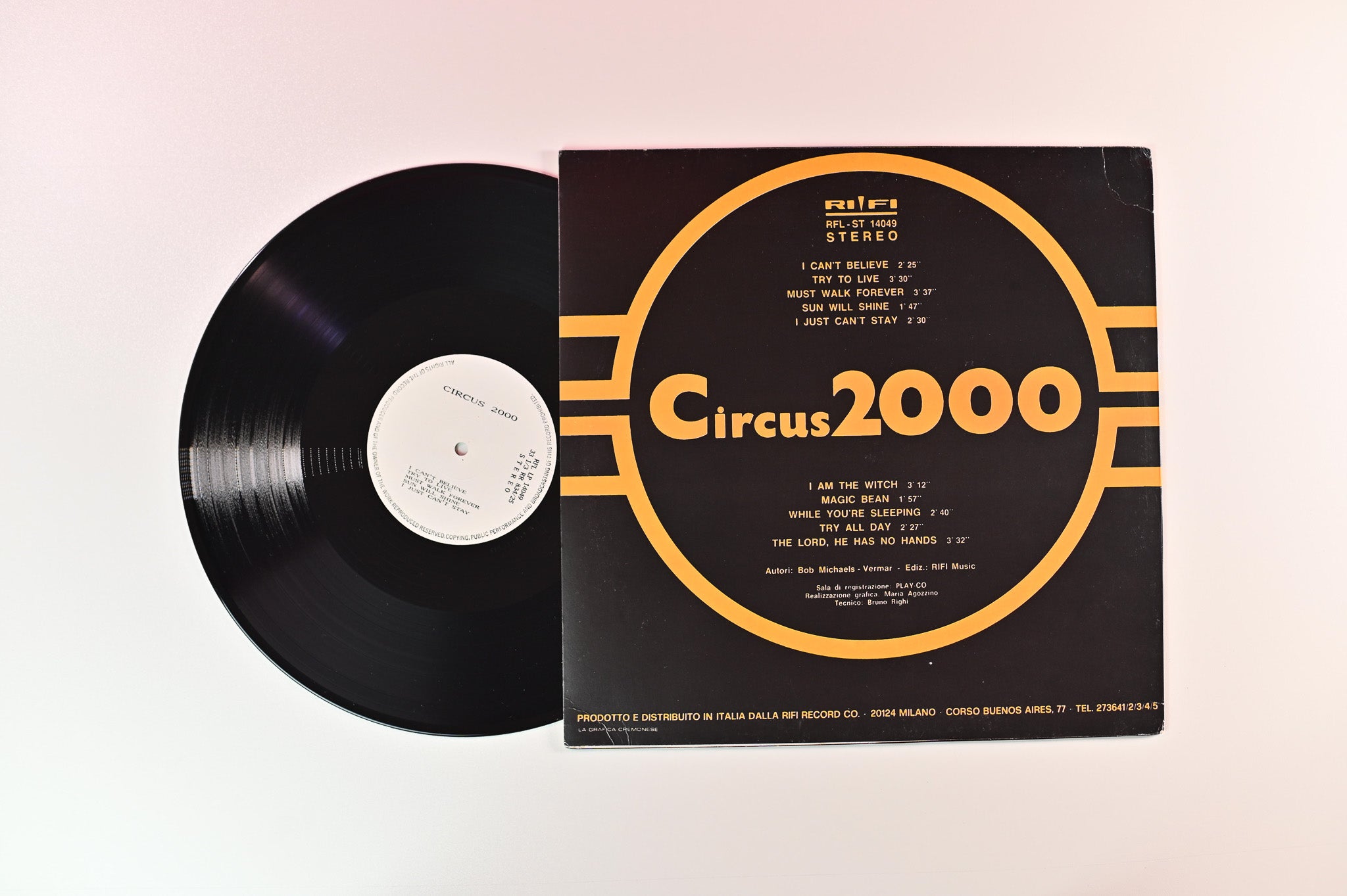 Circus 2000 - Circus 2000 on Rifi Unofficial pressing