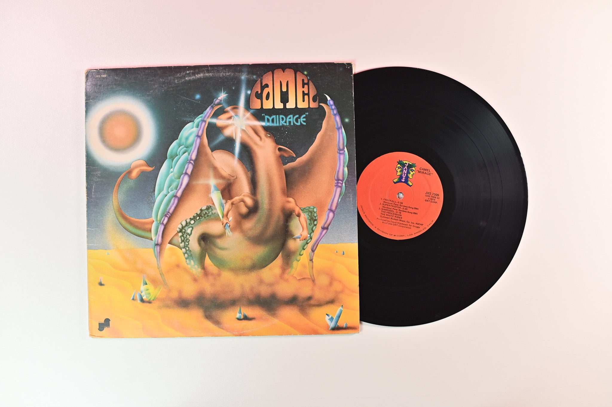 Camel - Mirage on Janus Records