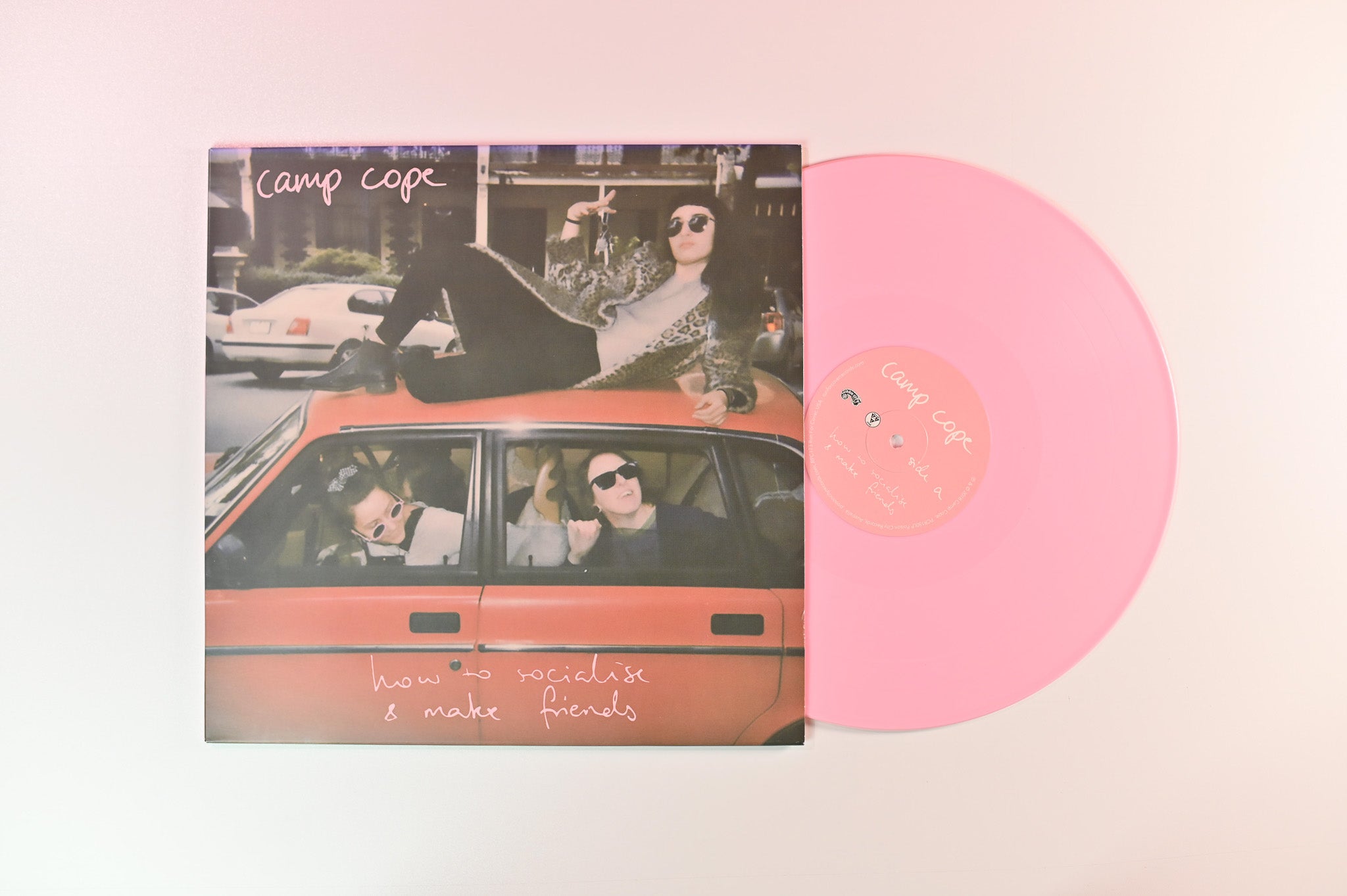 Camp Cope - How To Socialise and Make Friends on Poison City Records / Run For Cover Records - Pink Vinyl