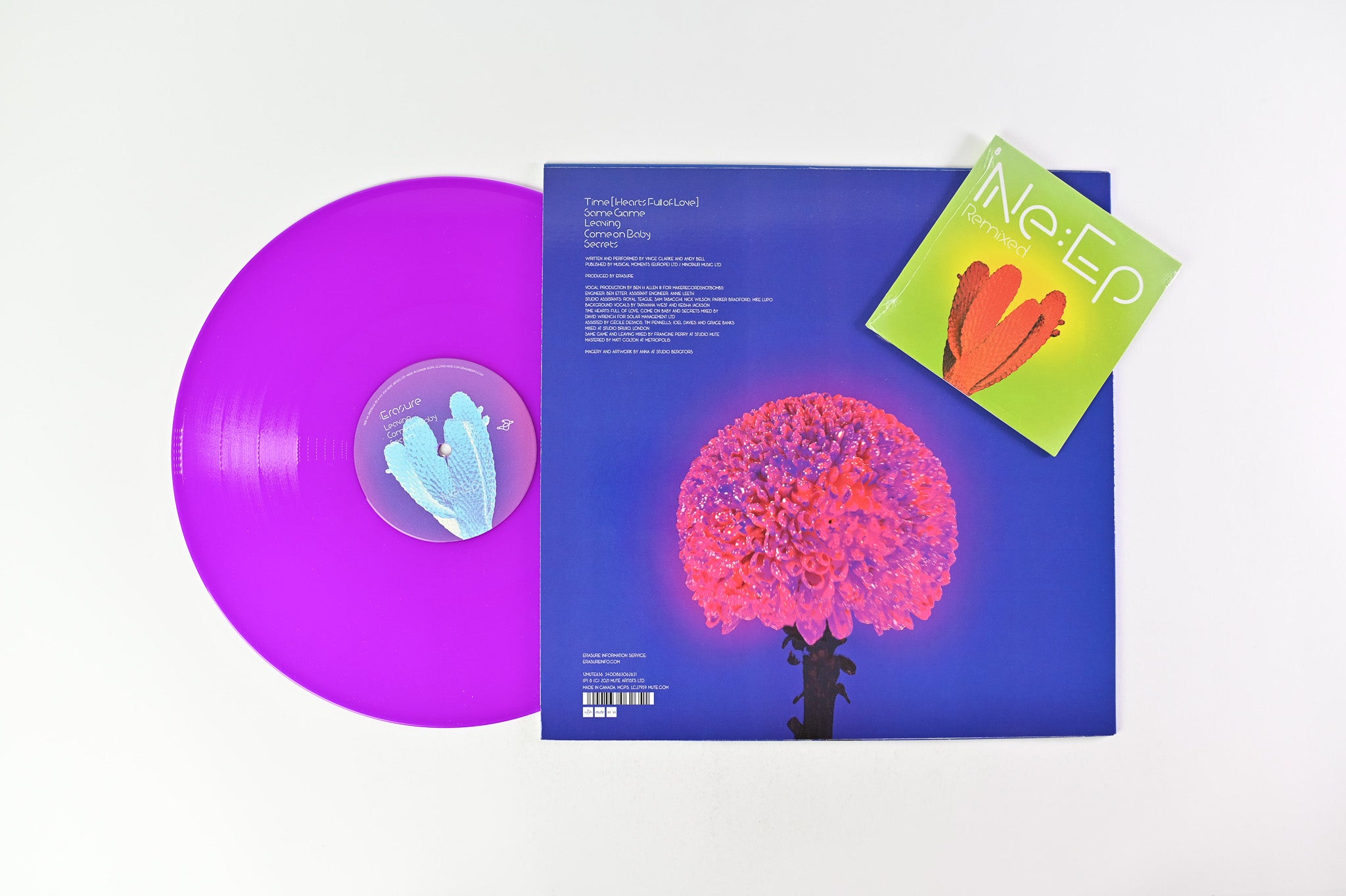 Erasure - Ne:Ep on Mute on Purple Vinyl