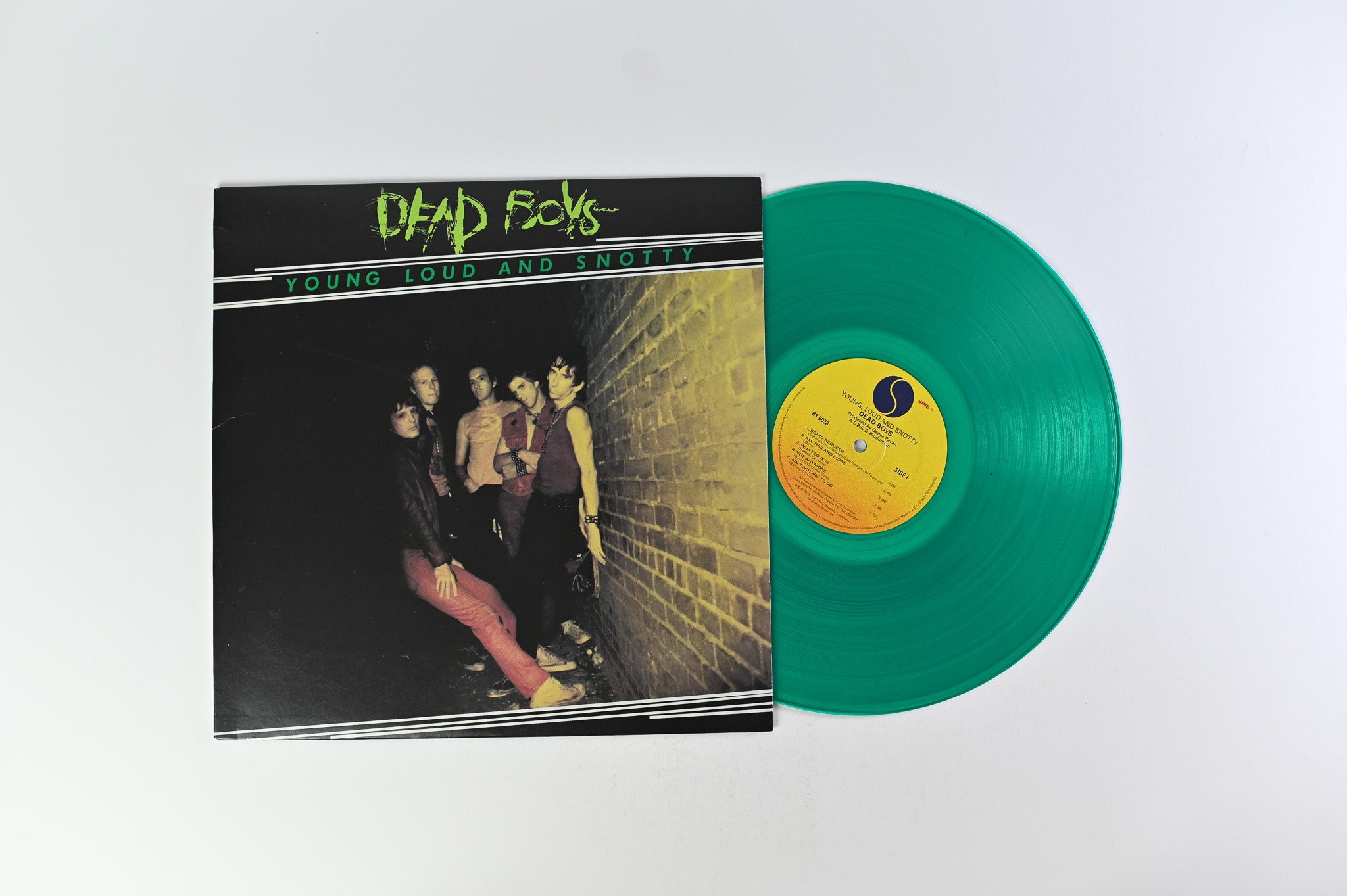 The Dead Boys - Young Loud And Snotty Reissue on Sire Green Translucent Vinyl