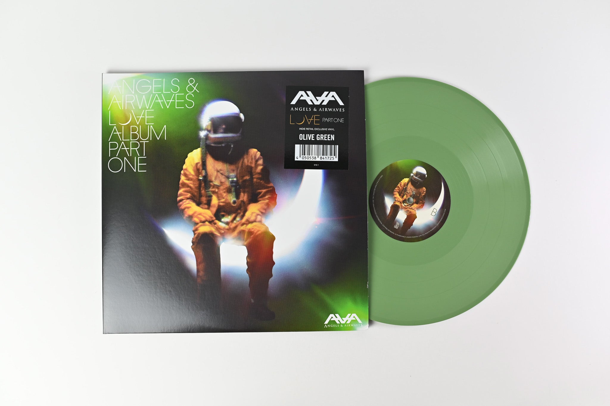 Angels & Airwaves - Love Part One on Rise Olive Green Vinyl