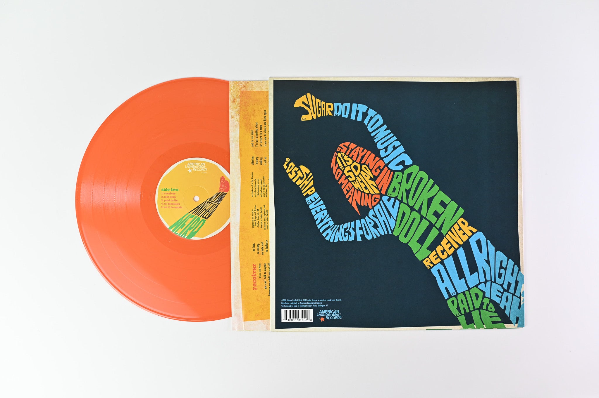 Juliana Hatfield - Weird on American Laundromat Records Orange Vinyl