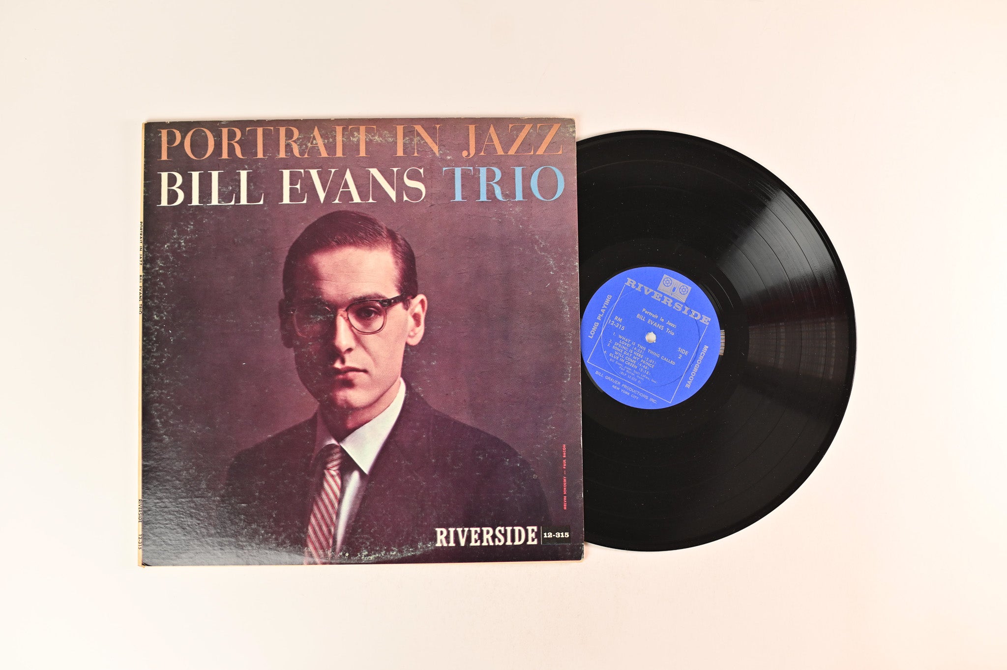 The Bill Evans Trio - Portrait In Jazz on Riverside Mono Deep Groove 1960 Repress