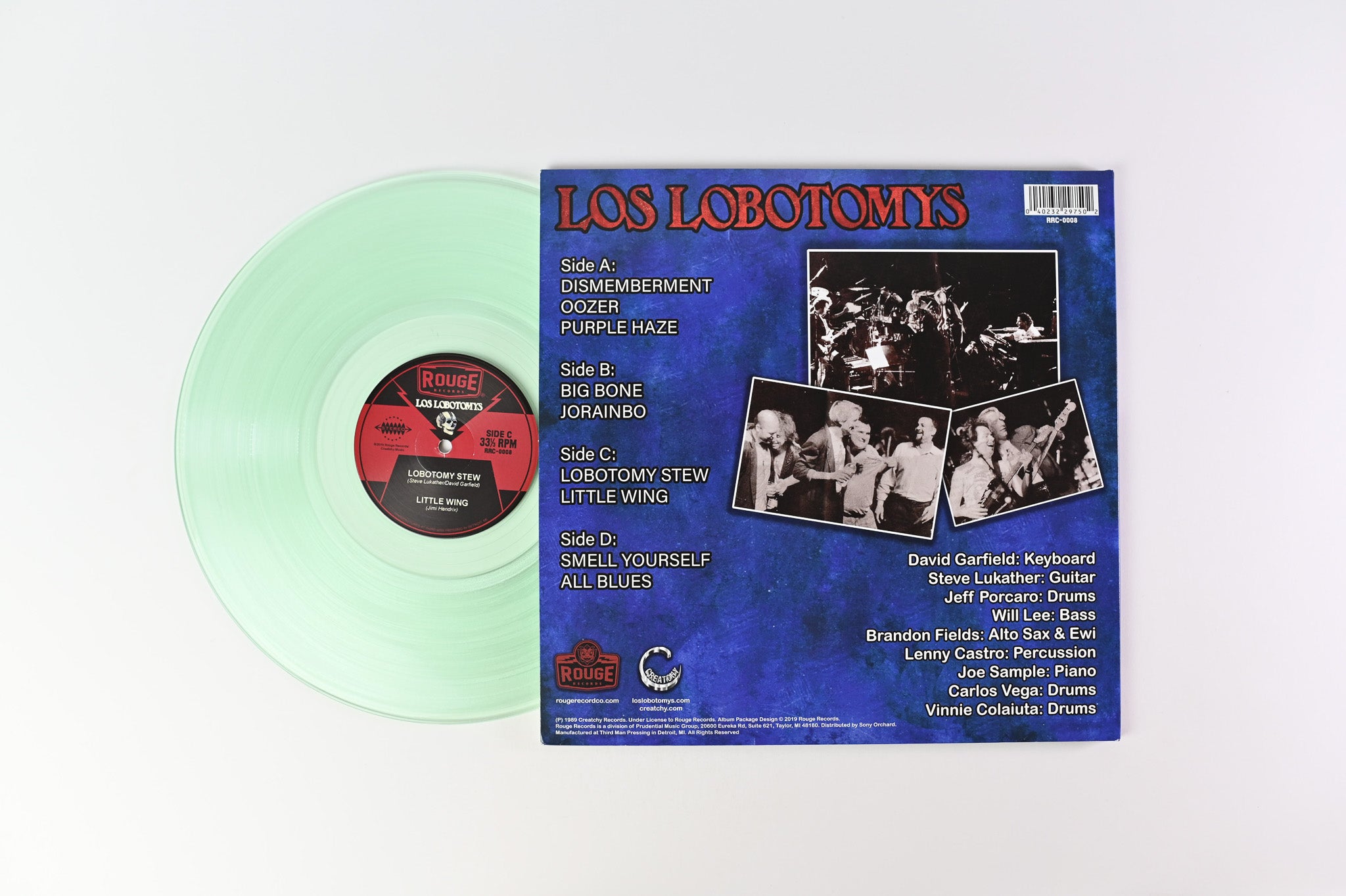 Los Lobotomys - Los Lobotomys on Rouge Records Coke Bottle Green Vinyl