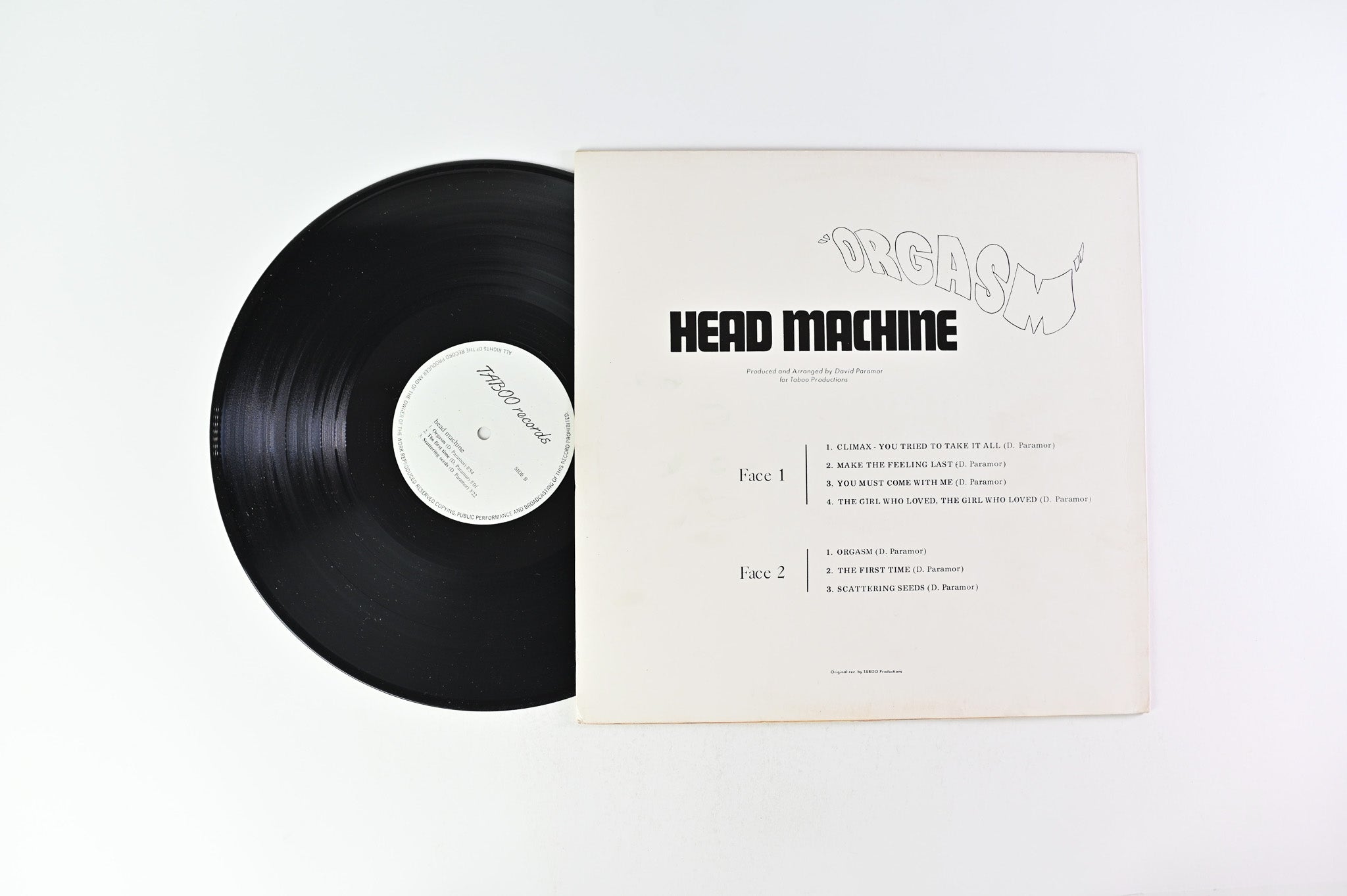 Head Machine - Orgasm on Taboo Records Unofficial Release