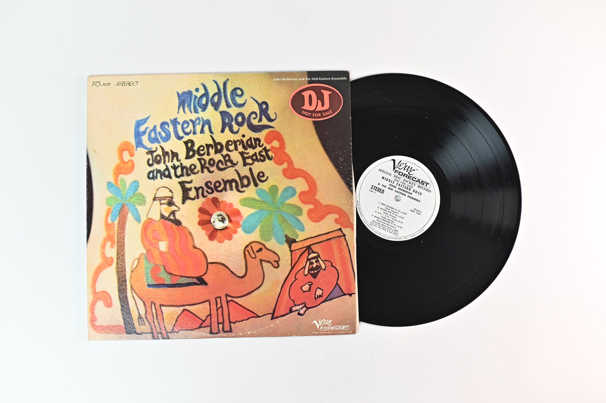 John Berberian And The Rock East Ensemble - Middle Eastern Rock on Verve Forecast Stereo Promo