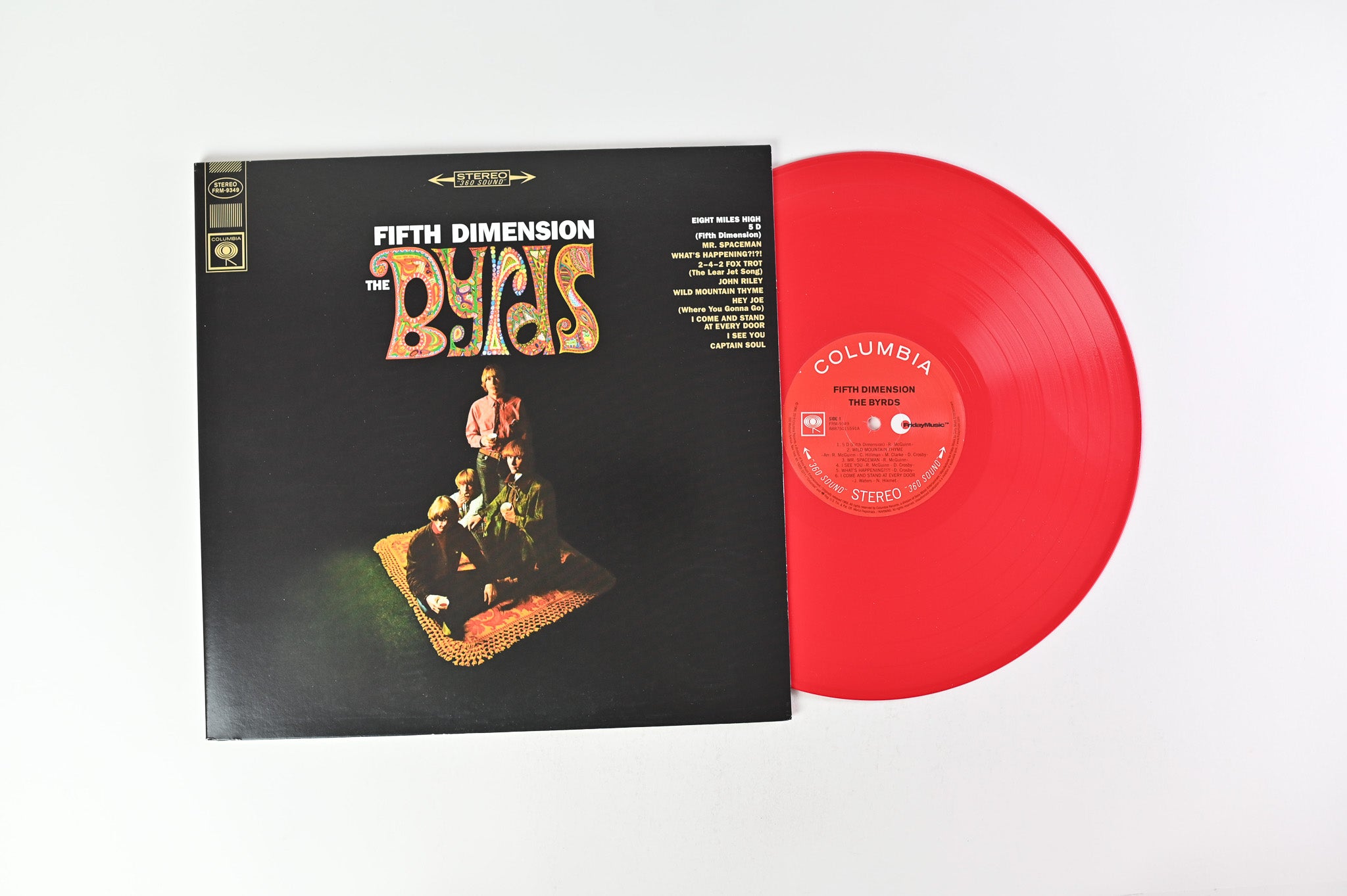 The Byrds - Fifth Dimension on Friday Music - Red Vinyl