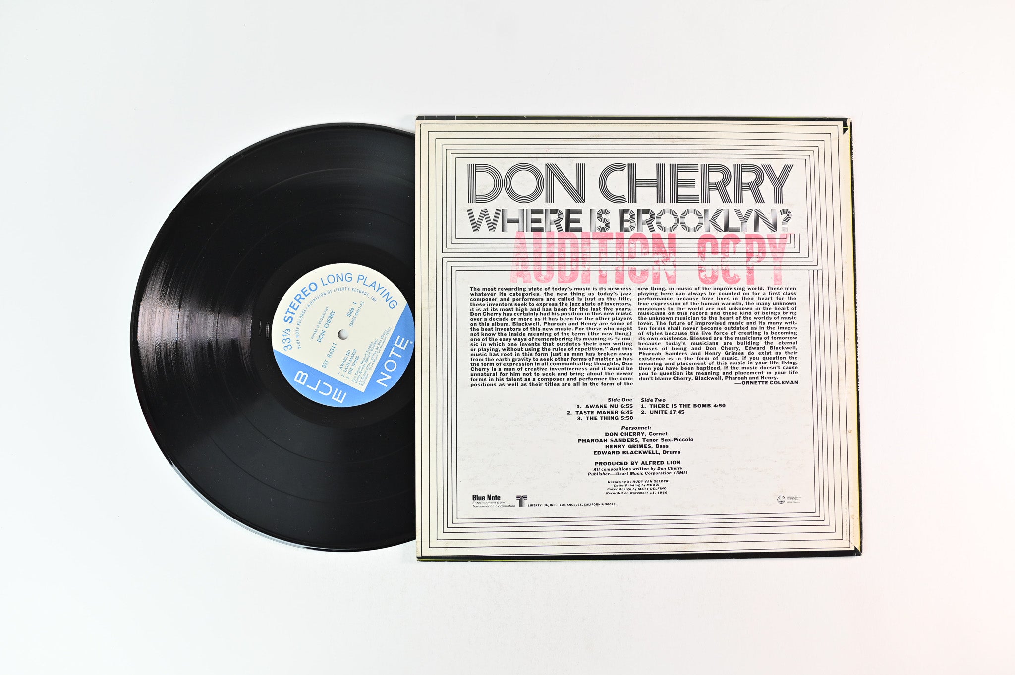 Don Cherry - Where Is Brooklyn? on Blue Note Stereo Liberty