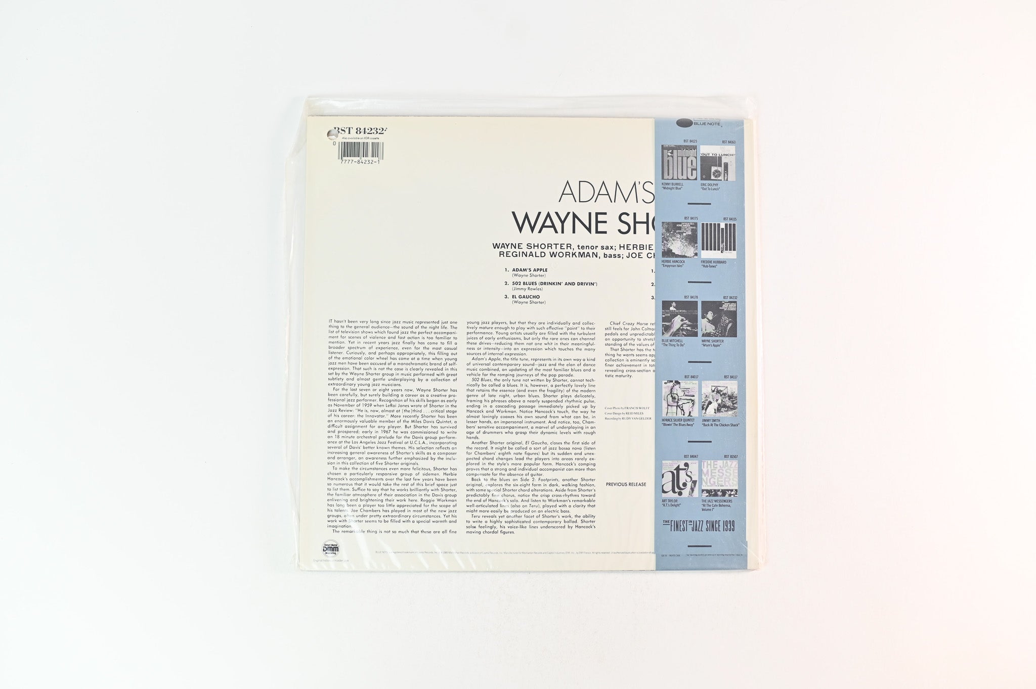 Wayne Shorter - Adam's Apple  on Blue Note Cadre Rouge Audiophile Edition Reissue Sealed