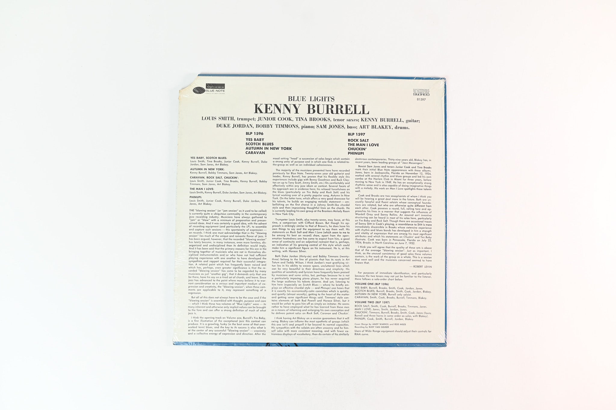 Kenny Burrell - Blue Lights Volume 2 on Blue Note Reissue Sealed