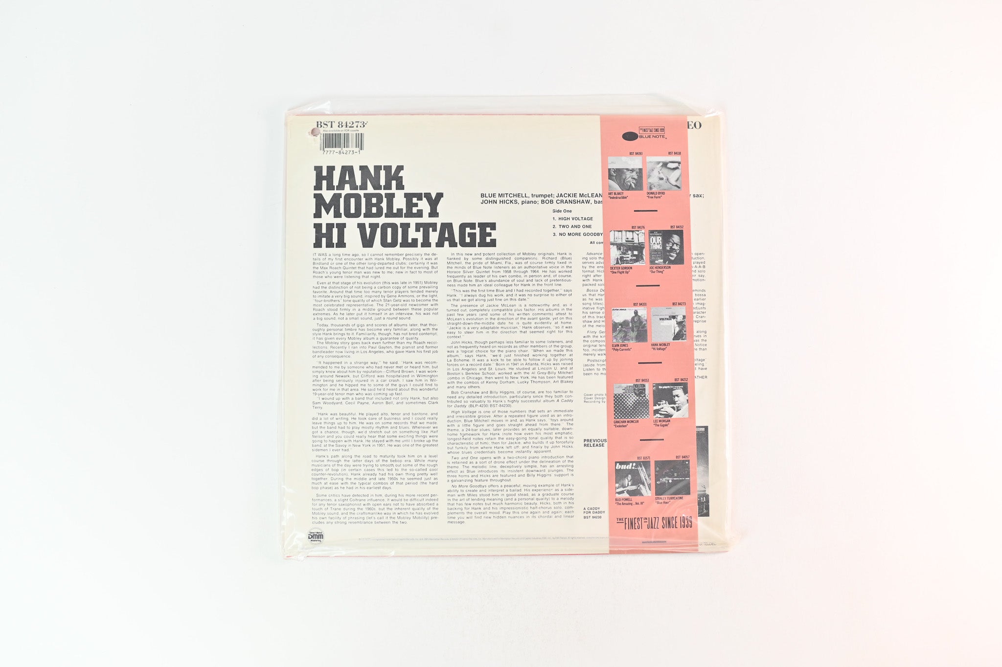 Hank Mobley - Hi Voltage  on Blue Note Cadre Rouge Audiophile Edition Reissue Sealed