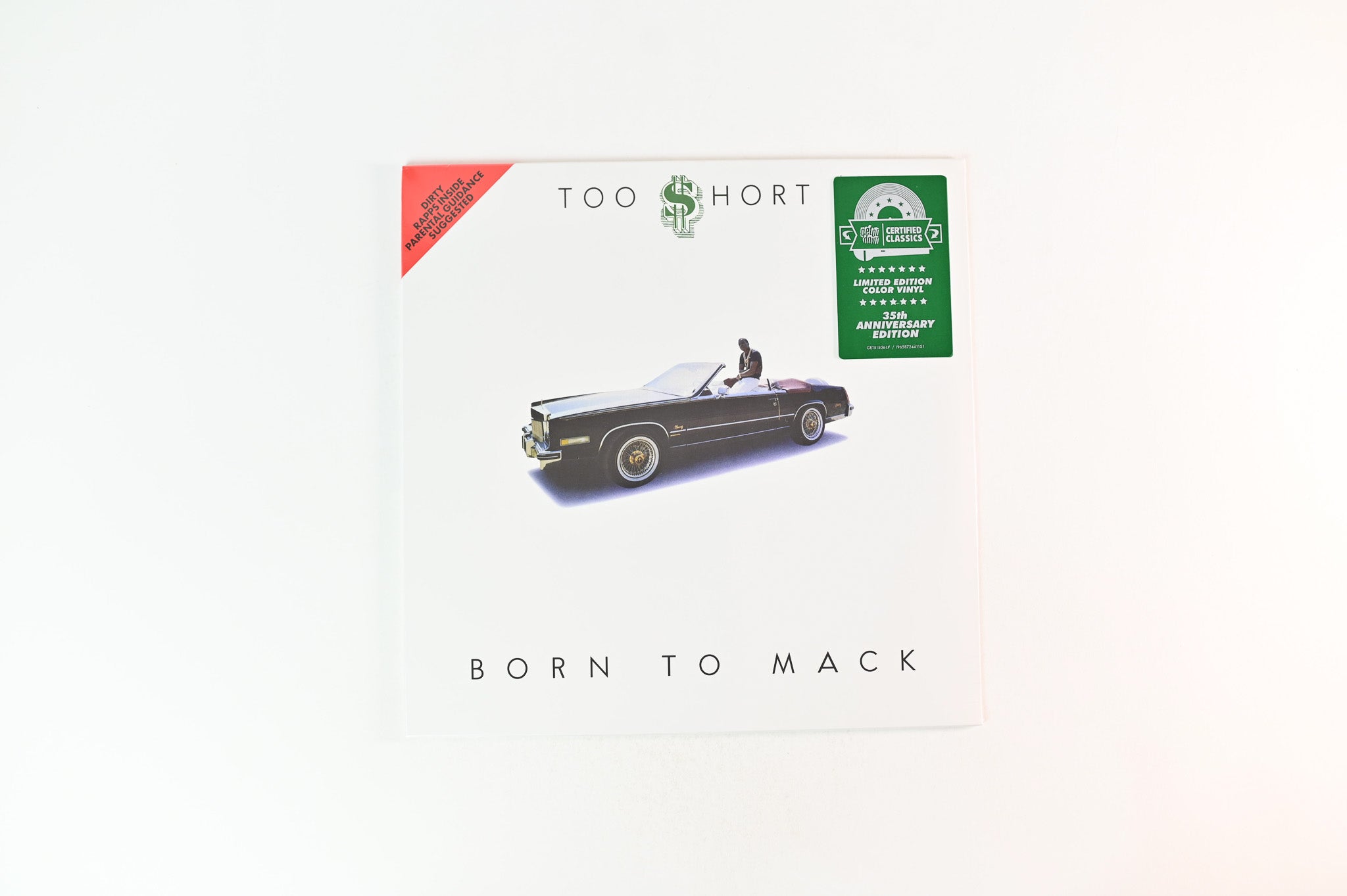 Too Short - Born To Mack on Get on Down Ltd Green Vinyl Reissue Sealed