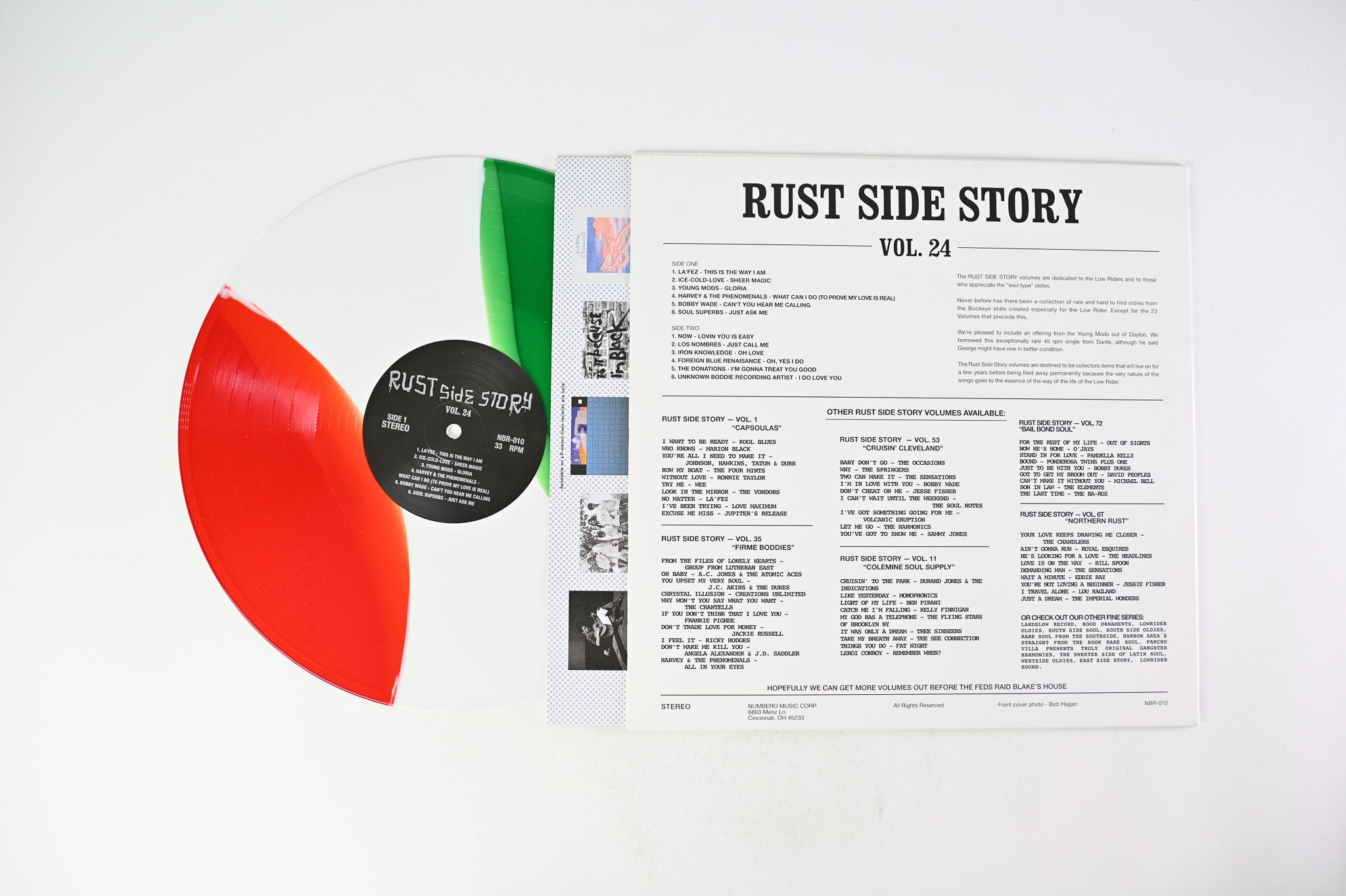 Various - Rust Side Story Vol. 24 on Numbero - Tri-Color Vinyl