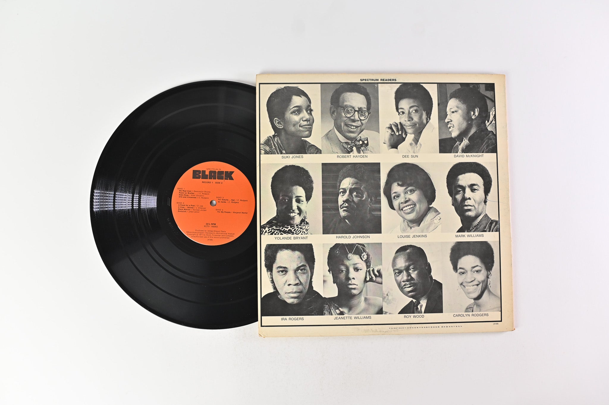 Various - Spectrum In Black - Poems By 20th Century Black Poets on Scott Foresman And Company