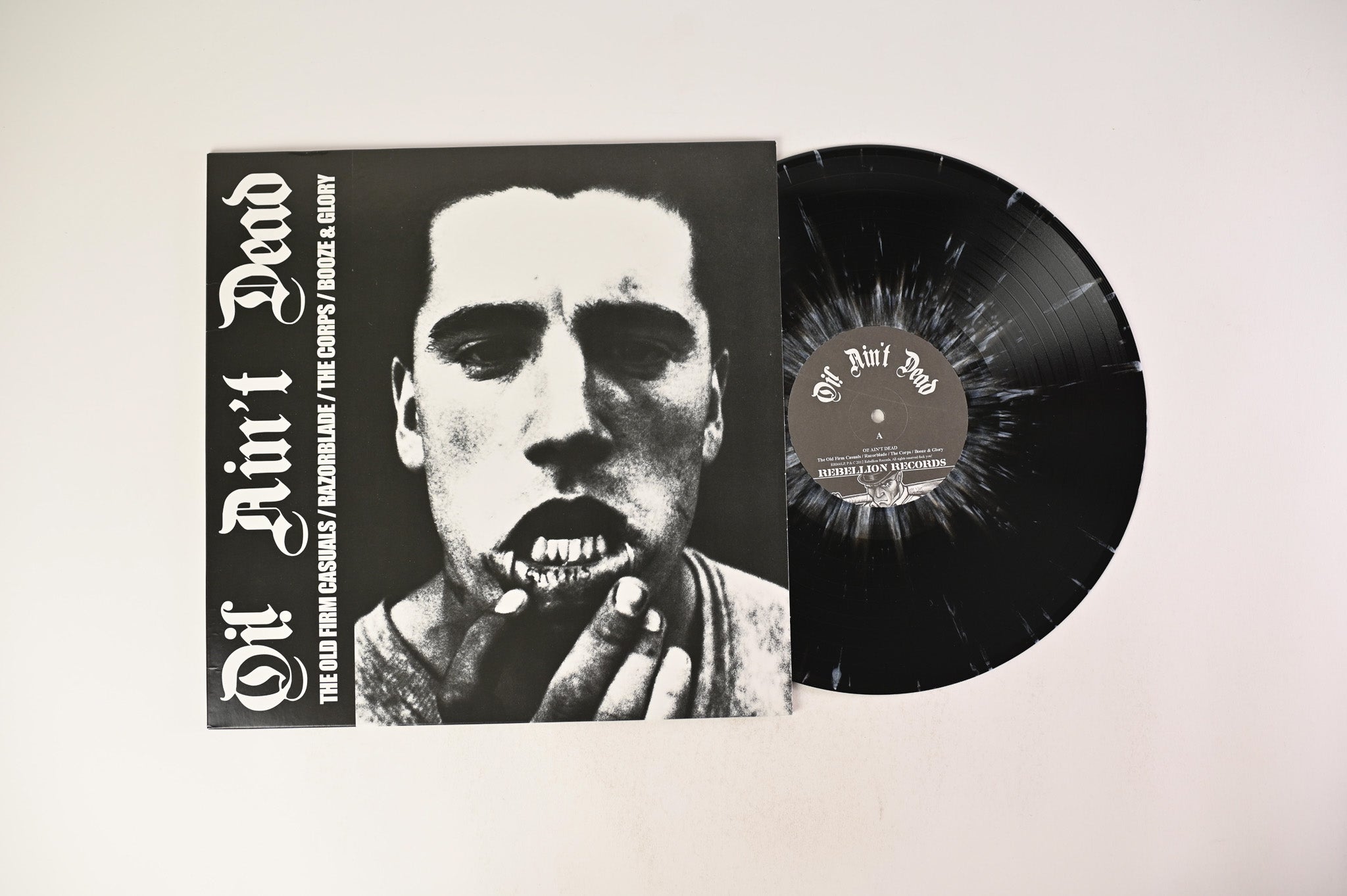 The Old Firm Casuals - Oi! Ain't Dead on Rebellion Records - Splatter Vinyl