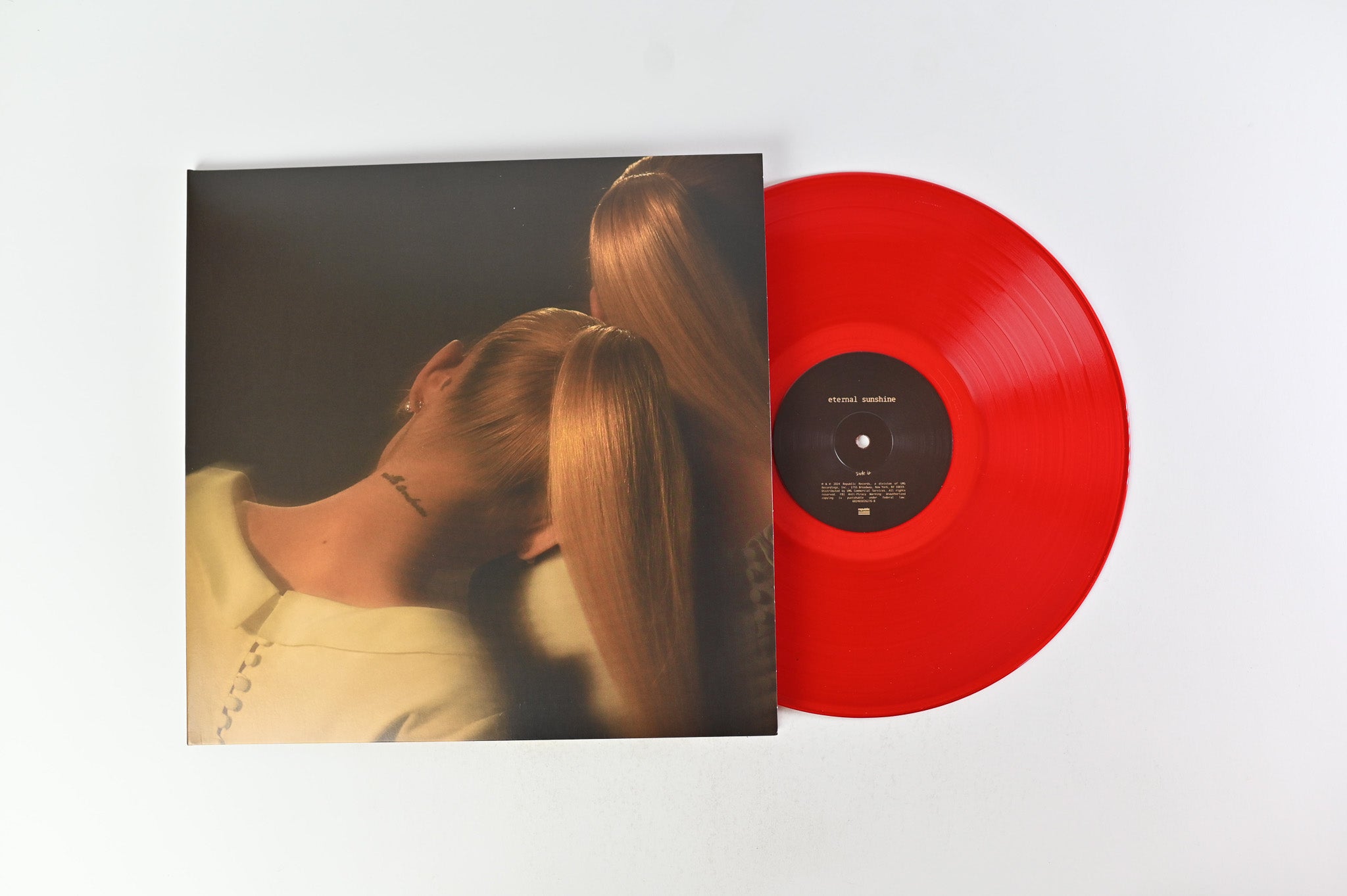 Ariana Grande - Eternal Sunshine on Republic Red Vinyl Webstore Exclusive Cover No. 2