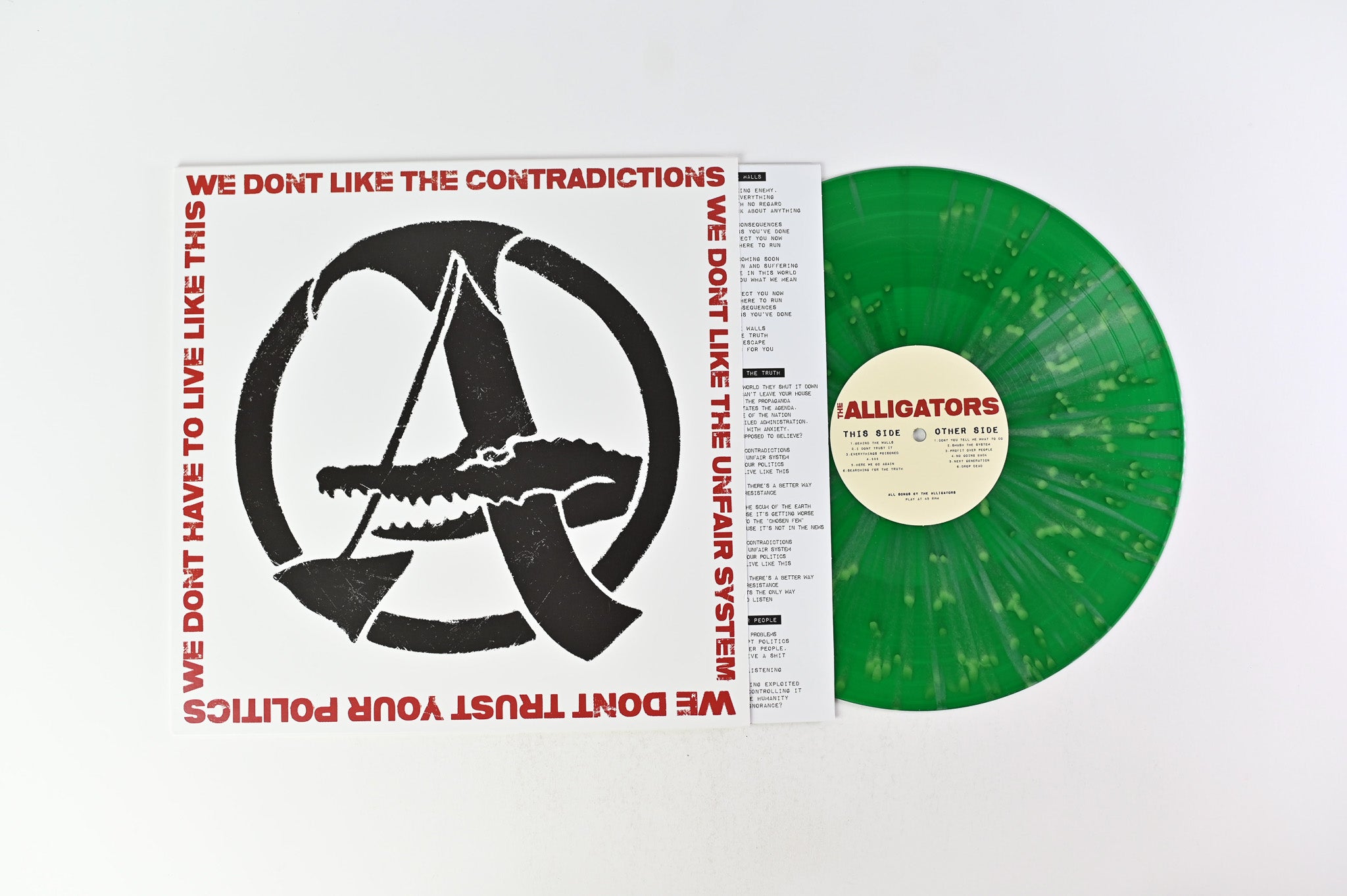 The Alligators - Searching For The Truth Ltd Green Splatter