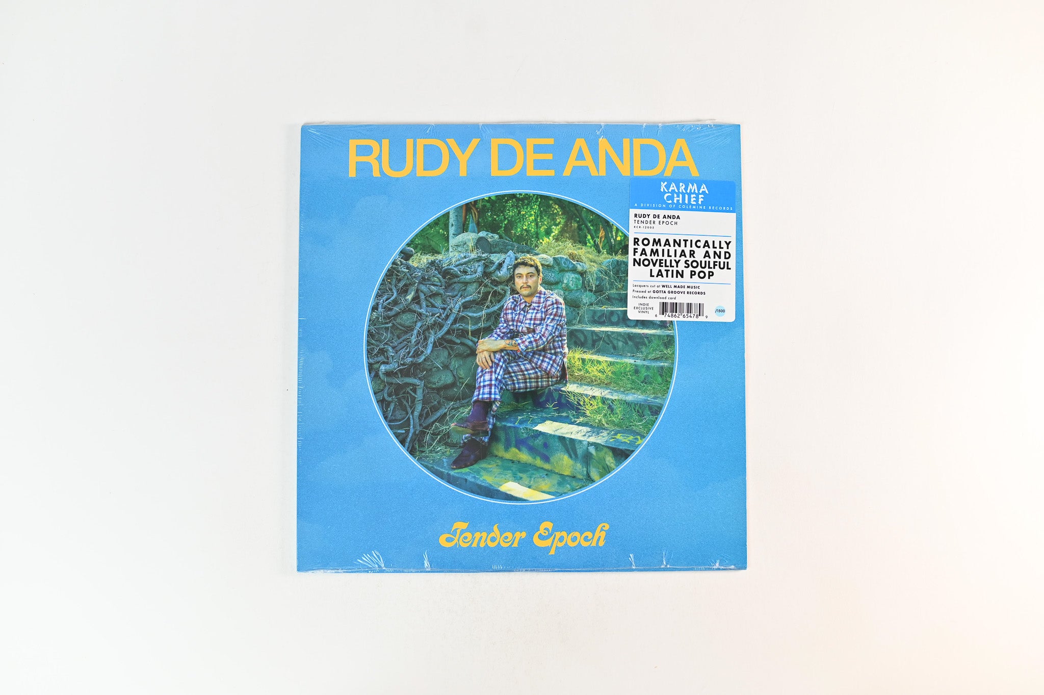 Rudy De Anda - Tender Epoch on Karma Chief Numbered Topo Chico Clear Vinyl Sealed