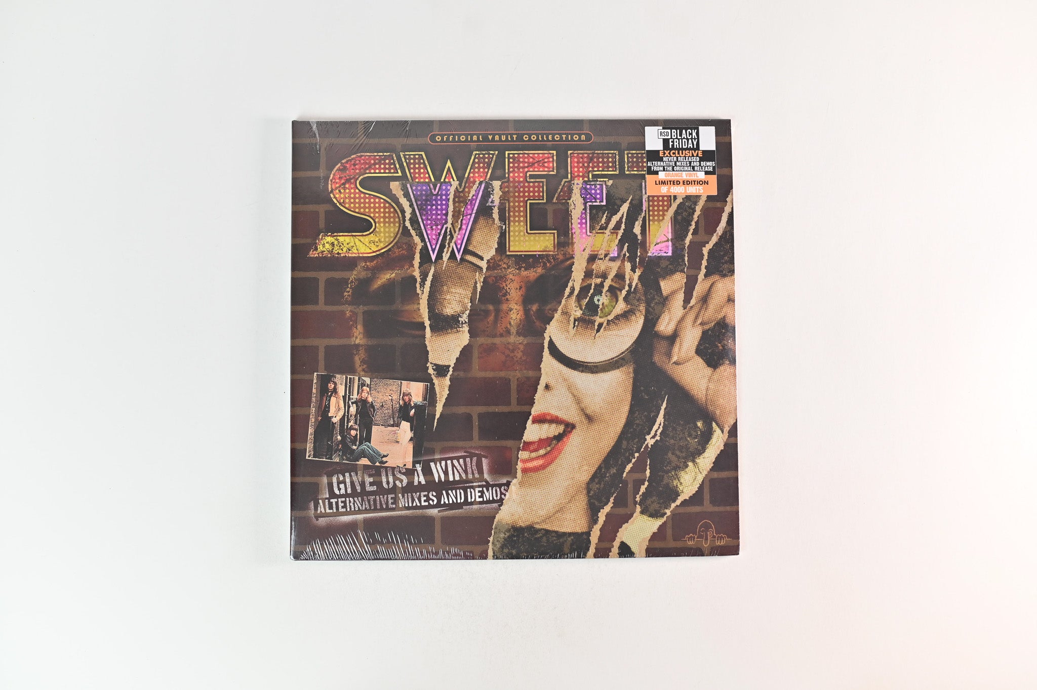 The Sweet - Give Us A Wink (Alternative Mixes And Demos) on Sound City RSD BF 2022 Ltd Orange Vinyl Sealed