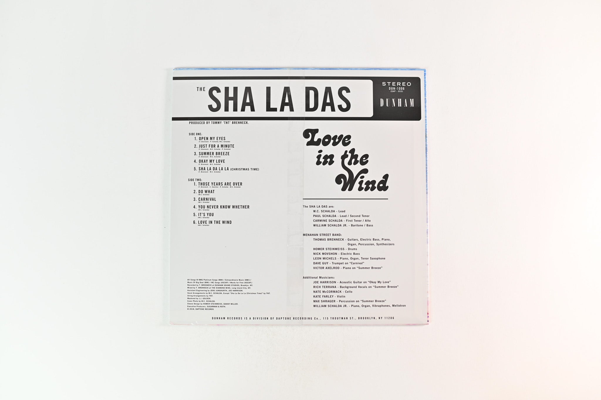 The Sha La Das - Love In The Wind on Dunham Daptone Sealed