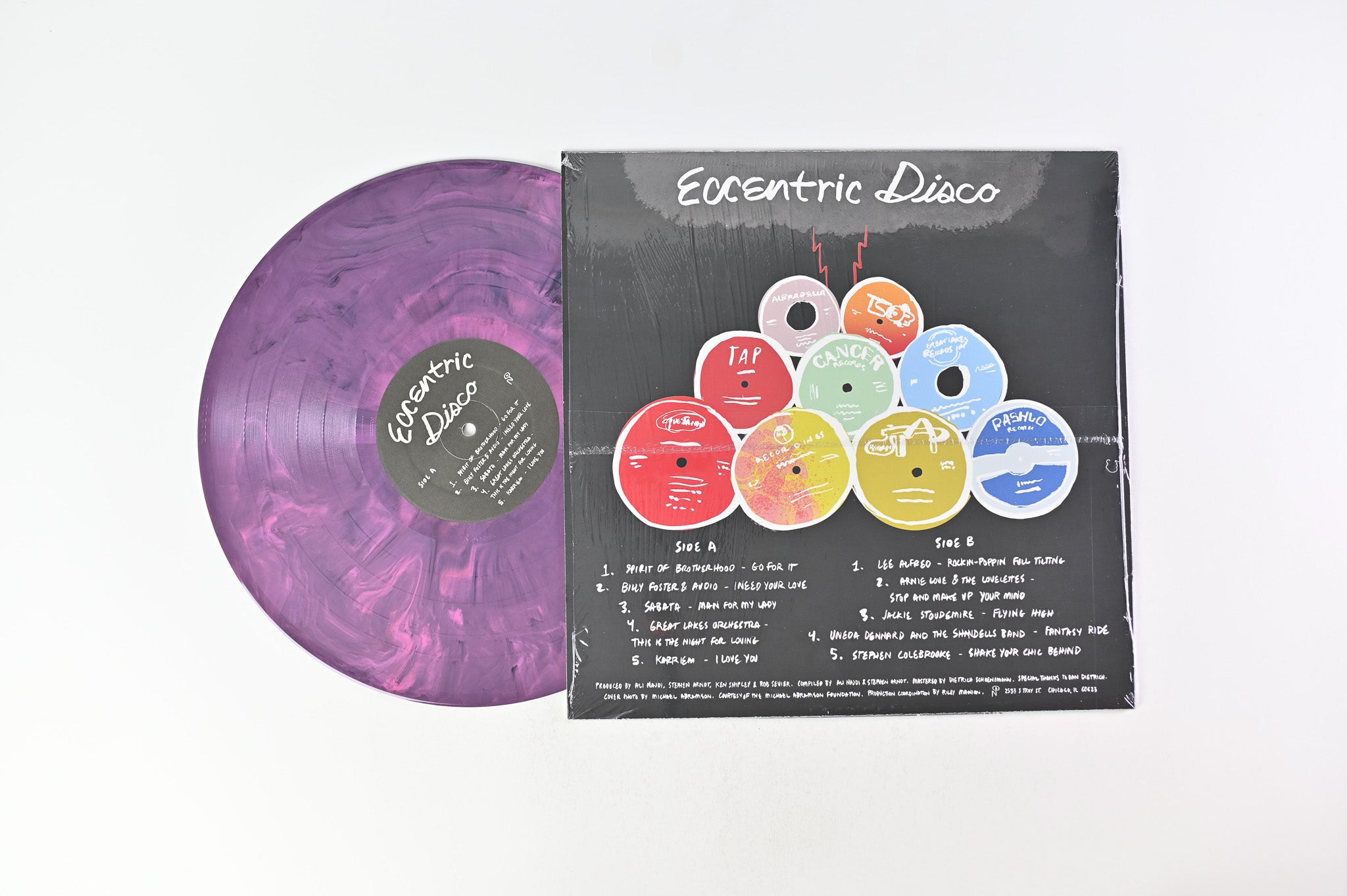 Various - Eccentric Disco on Numero Group - Pink / Black Swirl Vinyl