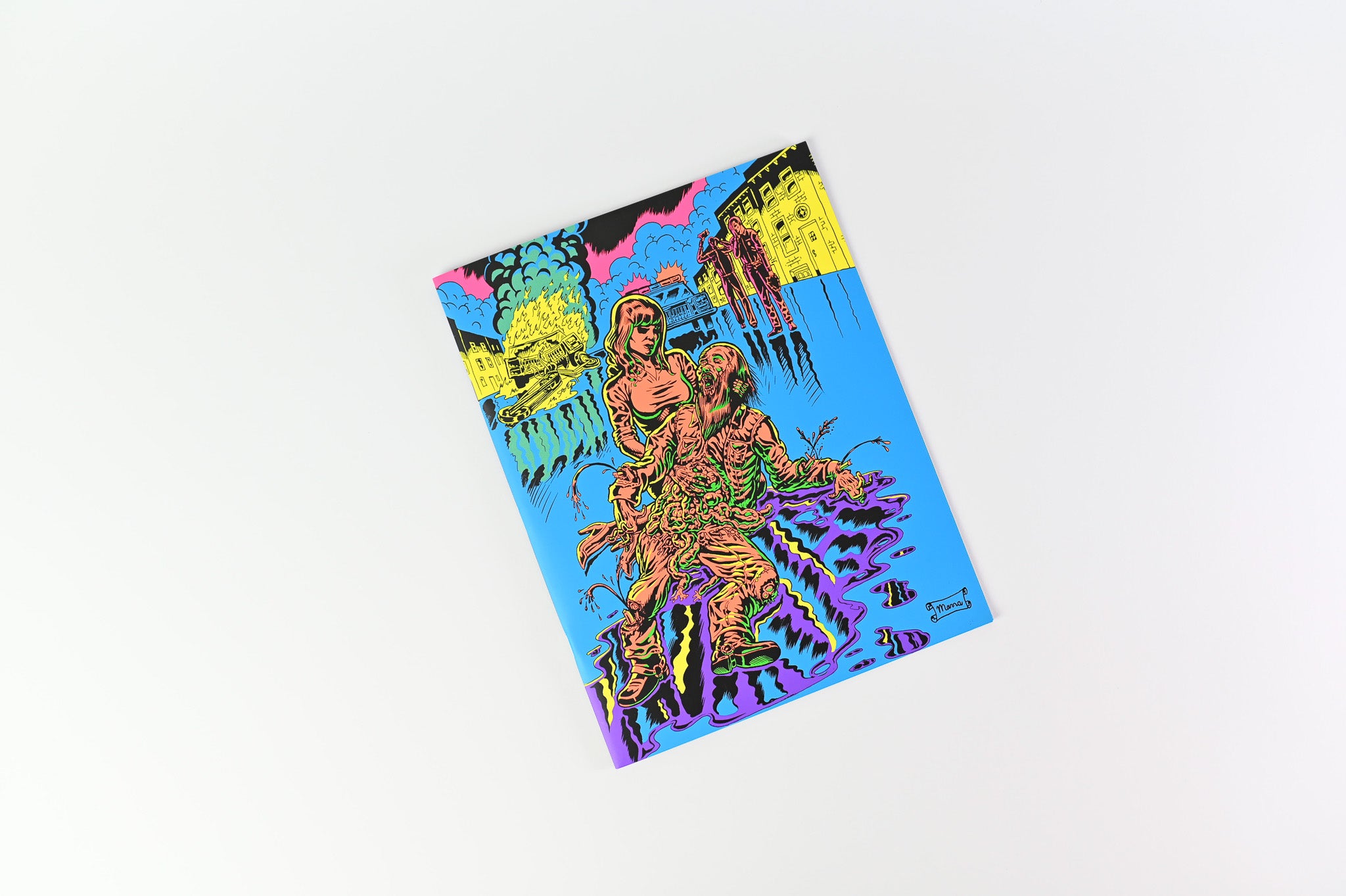 Various - Warfaring Strangers: Acid Nightmares on Numero Ltd Neon Green