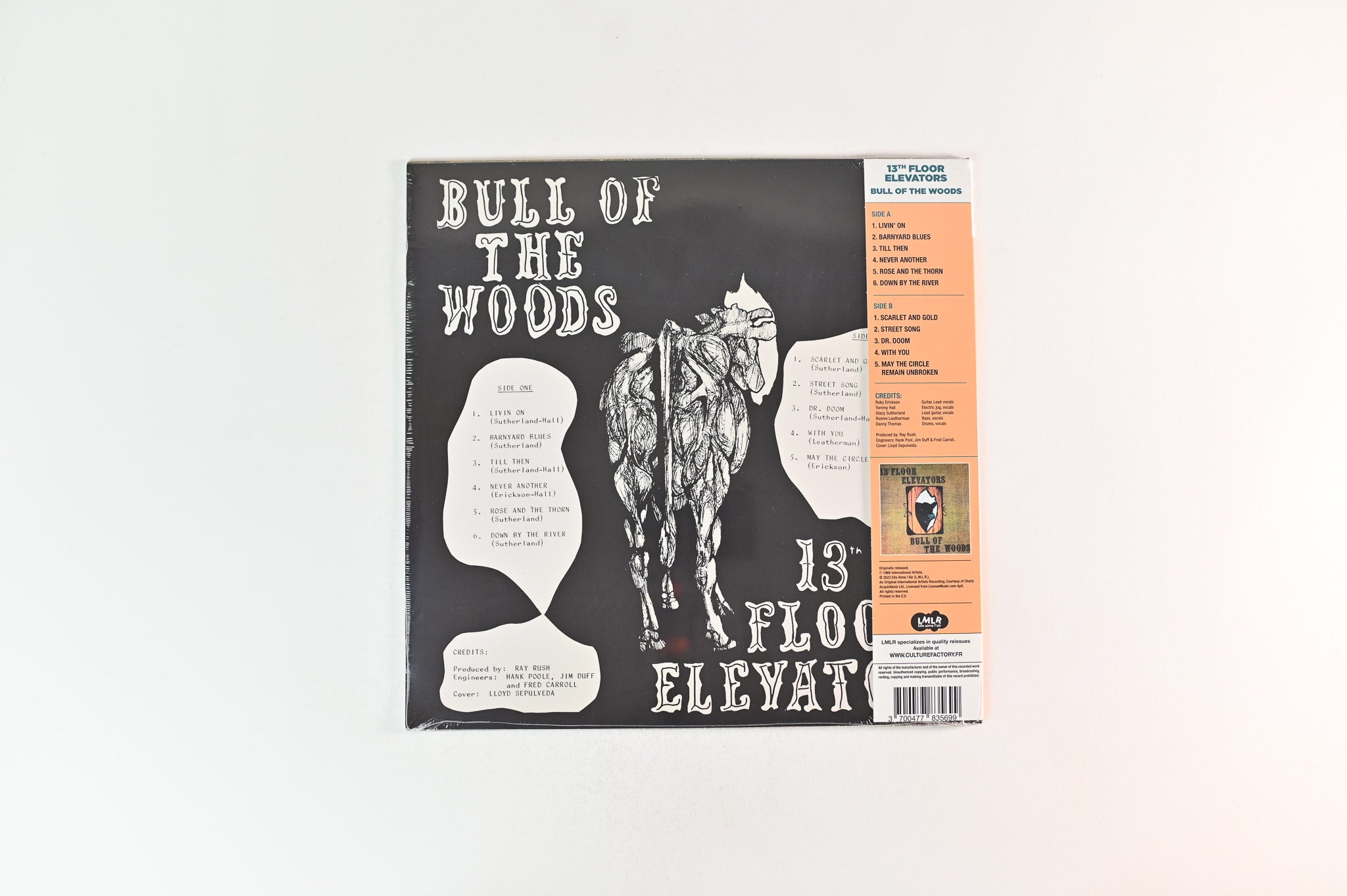 13th Floor Elevators - Bull Of The Woods on Lmlr RSD BF 2023 White Vinyl Reissue Sealed