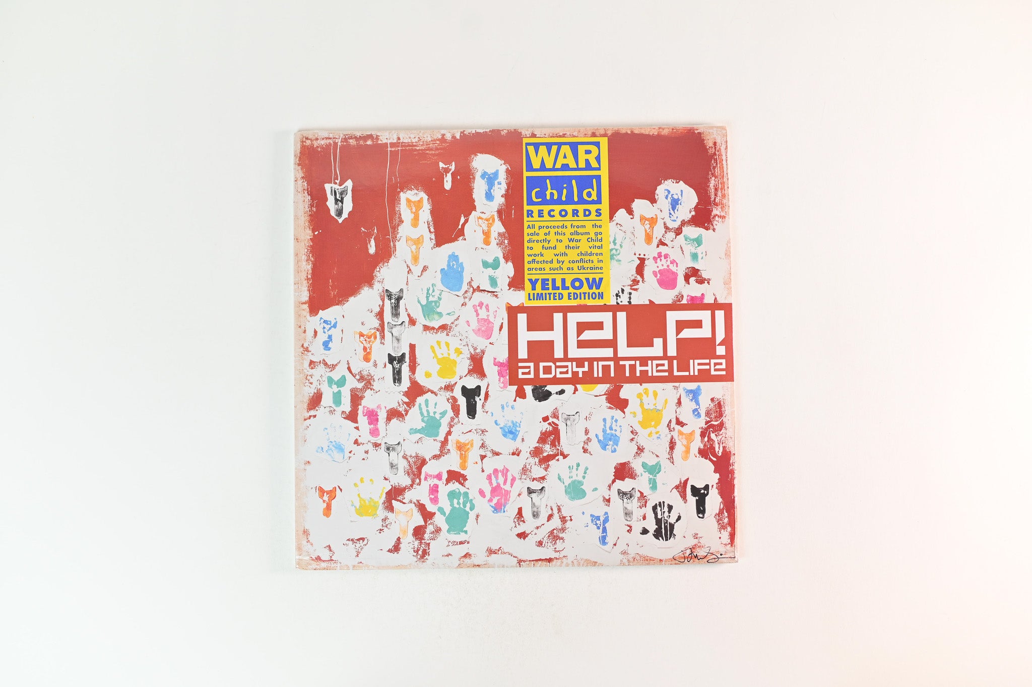 Various - Help! A Day In The Life on War Child Ltd Yellow Vinyl Reissue Sealed