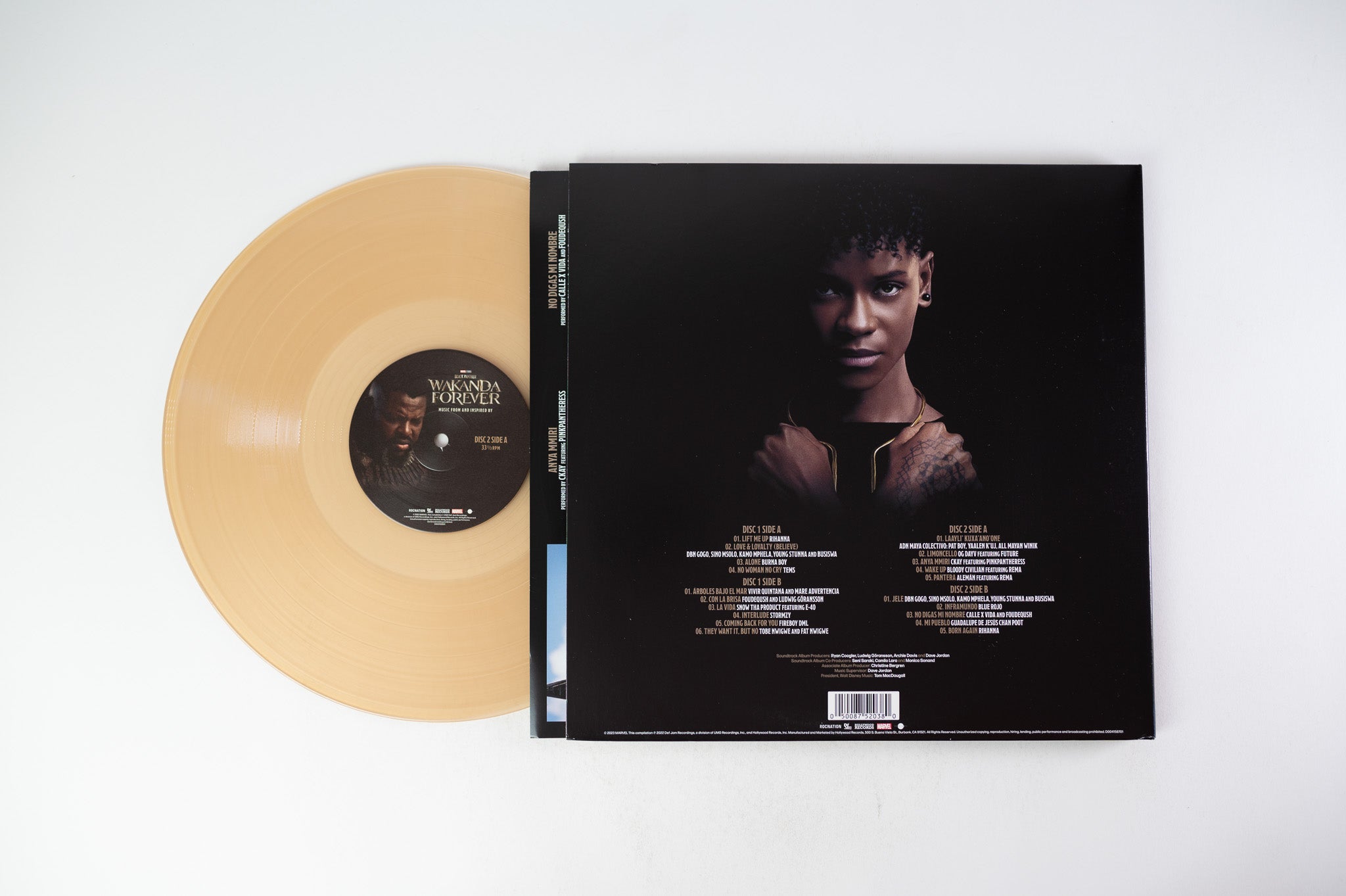 Various - Black Panther: Wakanda Forever - Music From And Inspired By on Hollywood / Def Jam Recordings - Tan Translucent Vinyl