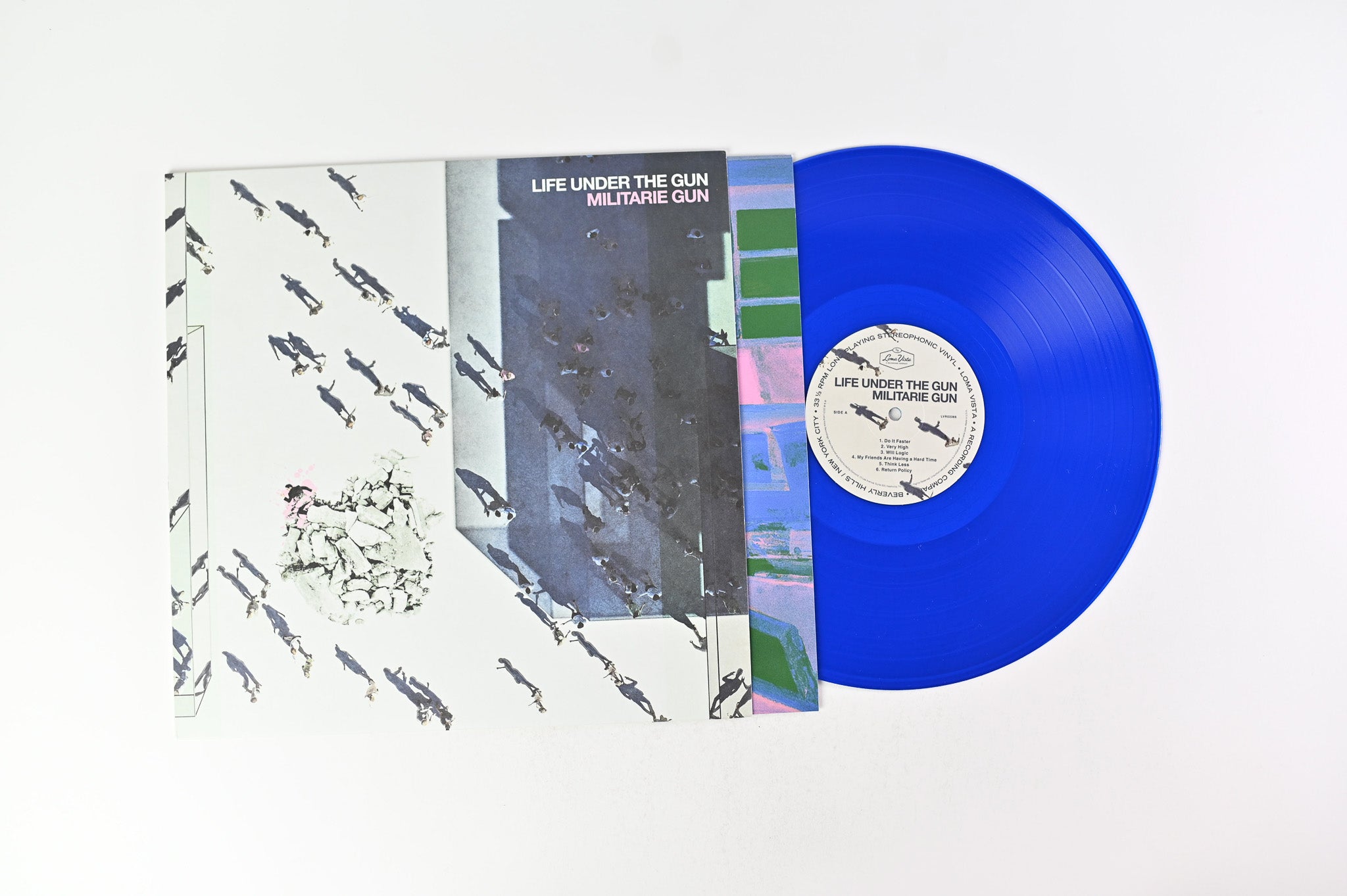 Militarie Gun - Life Under The Gun on Loma Vista - Translucent Cobalt Vinyl