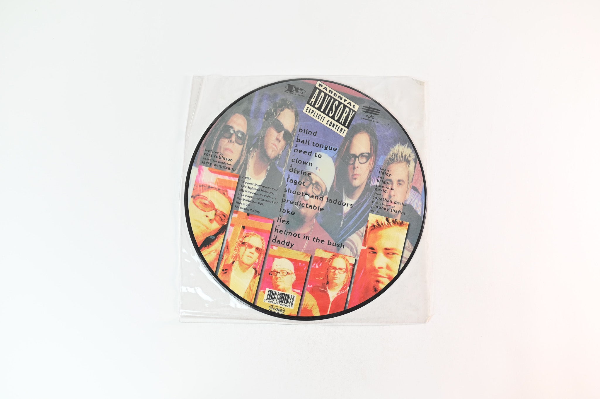 Korn - Korn Unofficial Pressing Picture Disc