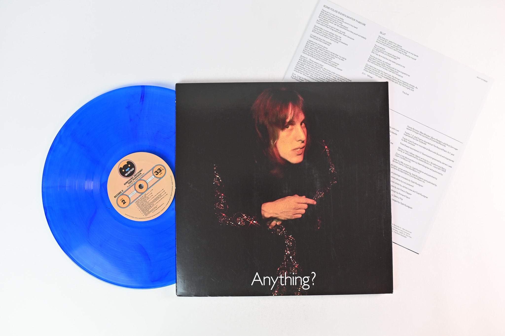 Todd Rundgren - Something / Anything? on Bearsville Rhino RSD BF 2018 Ltd Red / Blue Vinyl Reissue With Bonus 7"