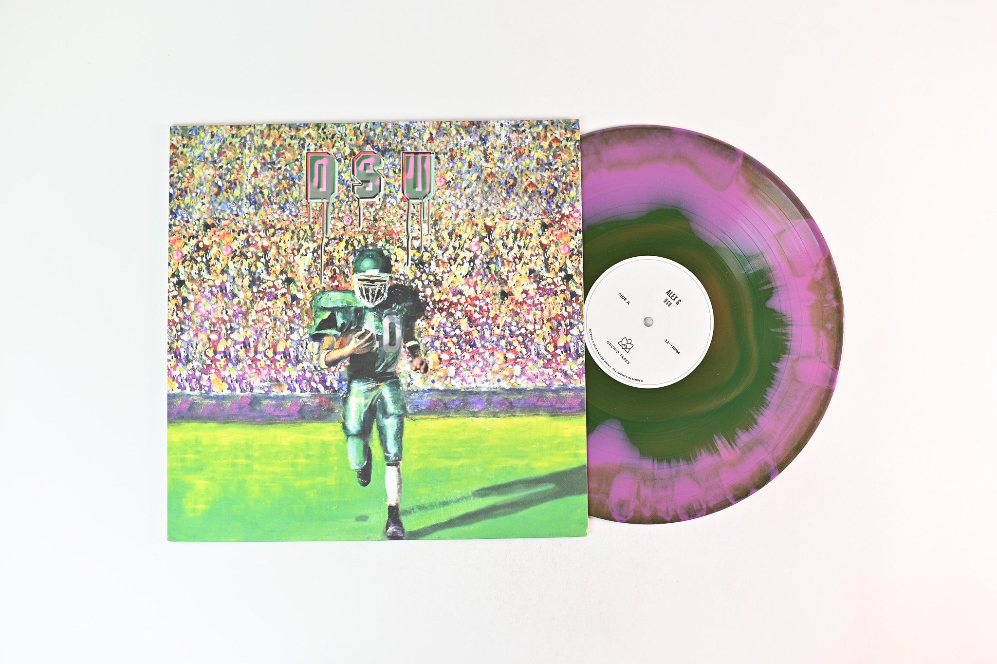 Alex G - DSU on Orchid Tapes Ltd Grimace Purple & Kelly Green Vinyl Reissue