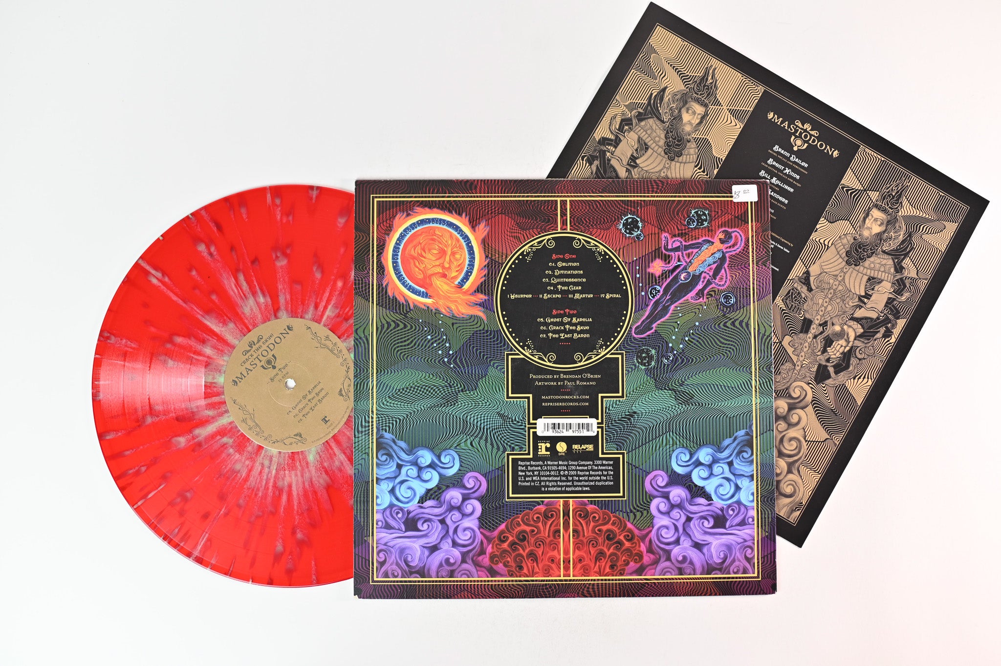 Mastodon - Crack The Skye on Reprise Ltd Red / Gold Vinyl