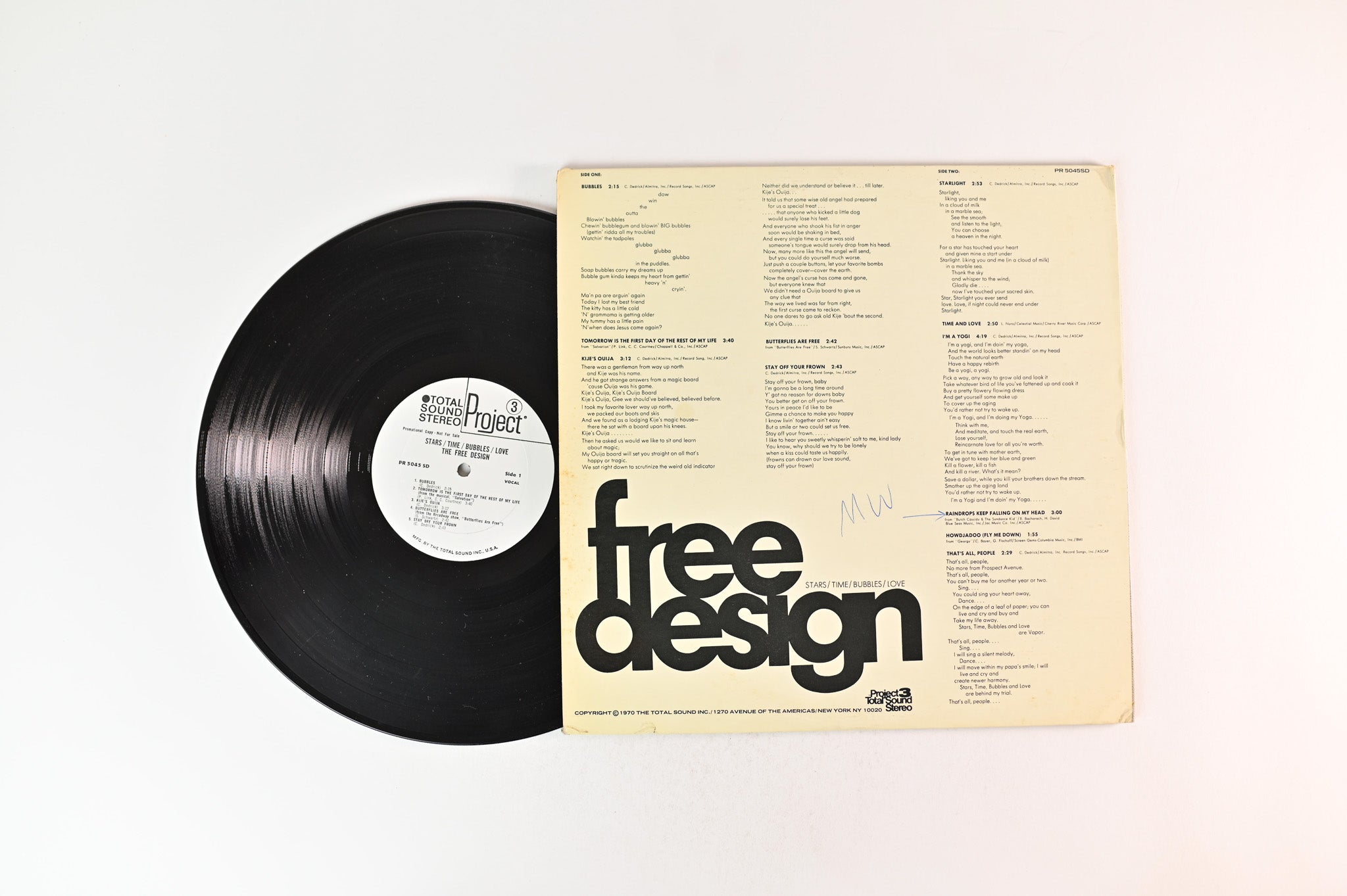 The Free Design - Stars / Time / Bubbles / Love on Project 3 Promo