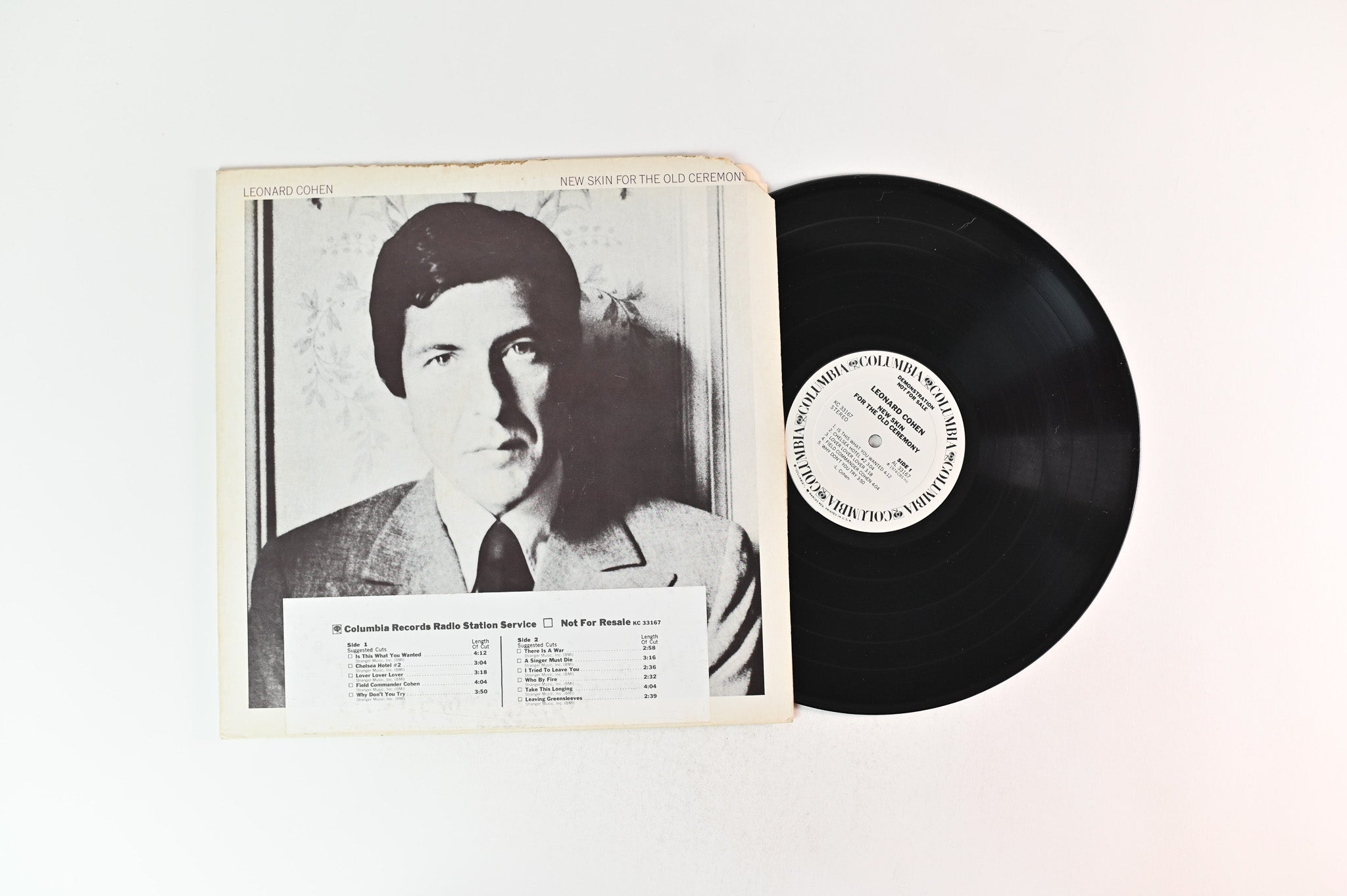 Leonard Cohen - New Skin For The Old Ceremony on Columbia Promo