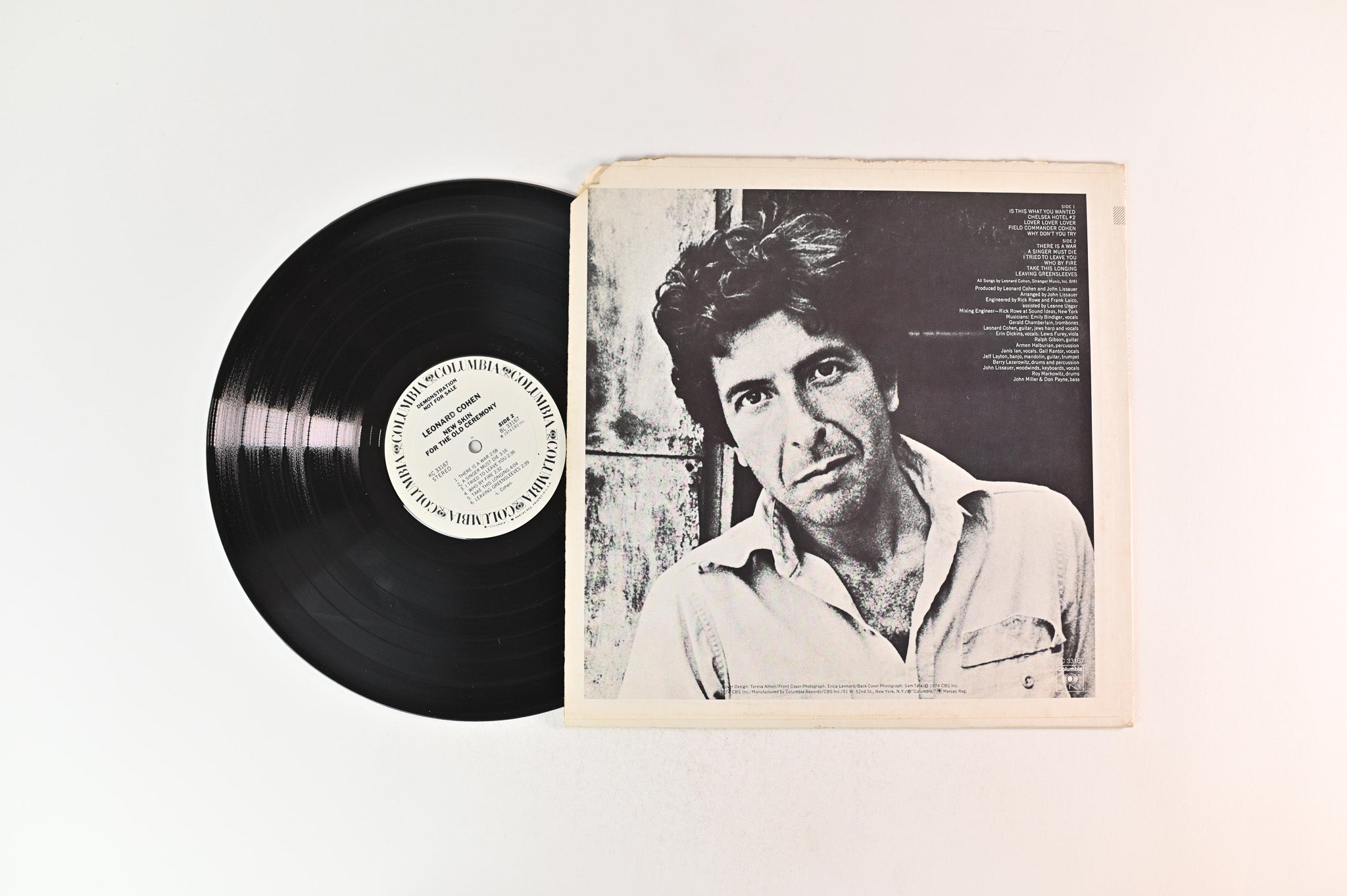 Leonard Cohen - New Skin For The Old Ceremony on Columbia Promo