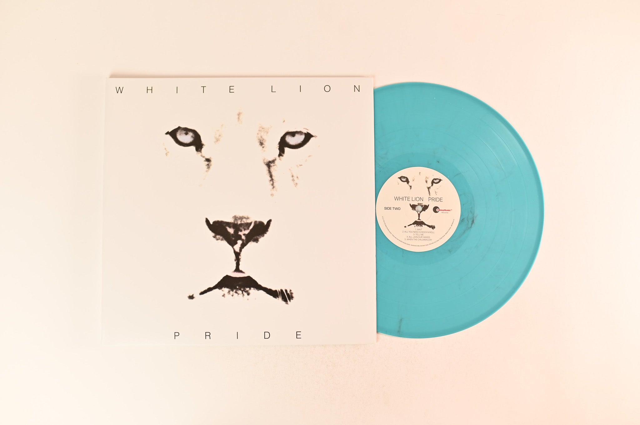 White Lion - Pride on Friday Music Ltd Turquoise Vinyl Reissue