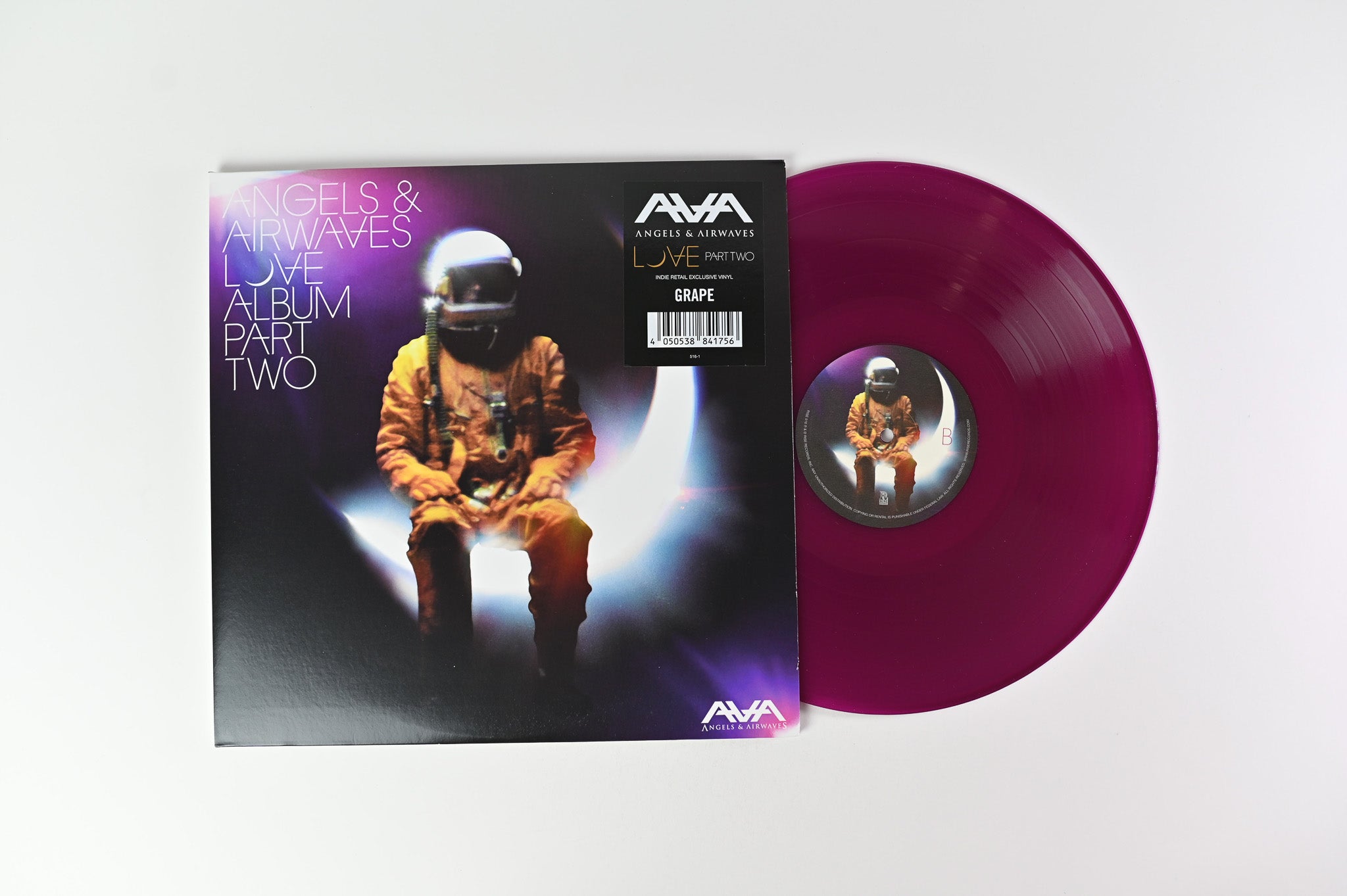 Angels & Airwaves - Love Part Two on Rise Ltd Etched Purple Grape Reissue