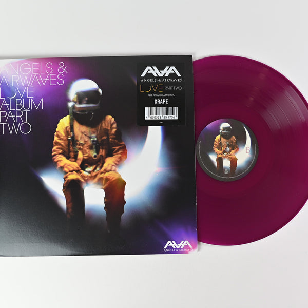 Angels & Airwaves - Love Part Two on Rise Ltd Etched Purple Grape Reis