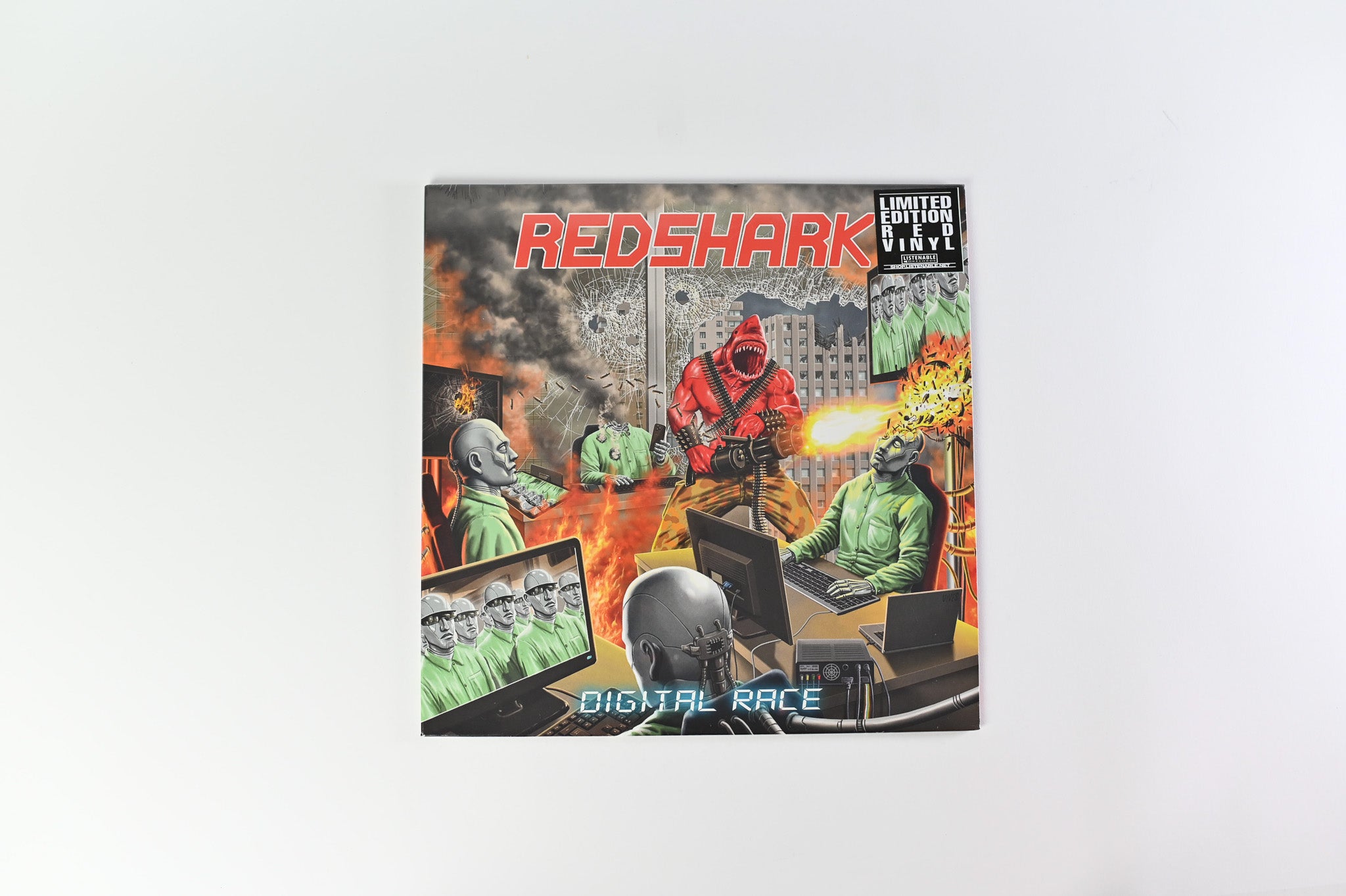 Redshark - Digital Race SEALED on Listenable Records Red Vinyl