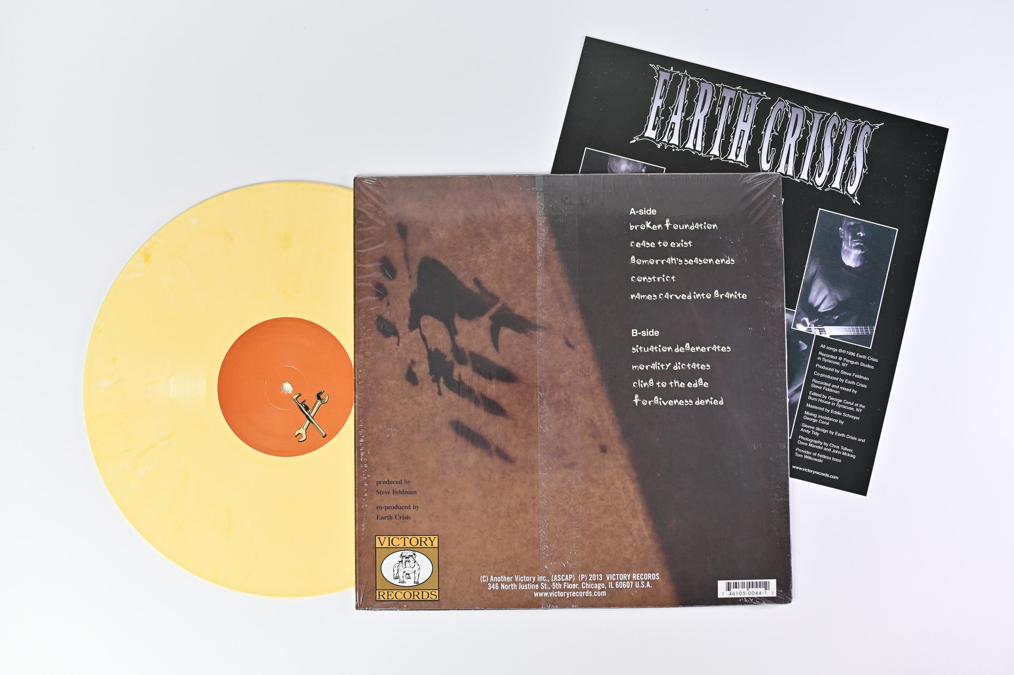 Earth Crisis - Gomorrah's Season Ends on Victory RSD 2014 Ltd Yellow Vinyl Reissue