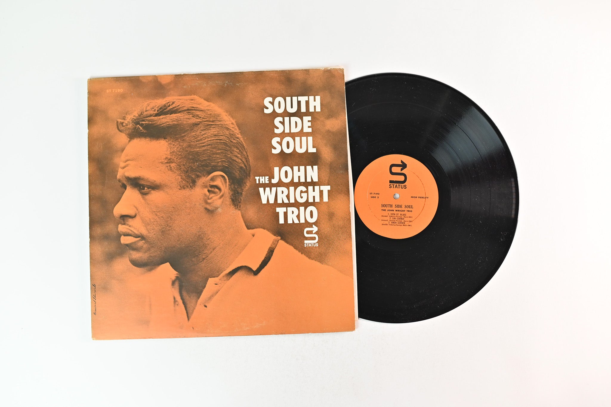 The John Wright Trio - South Side Soul on Status Mono