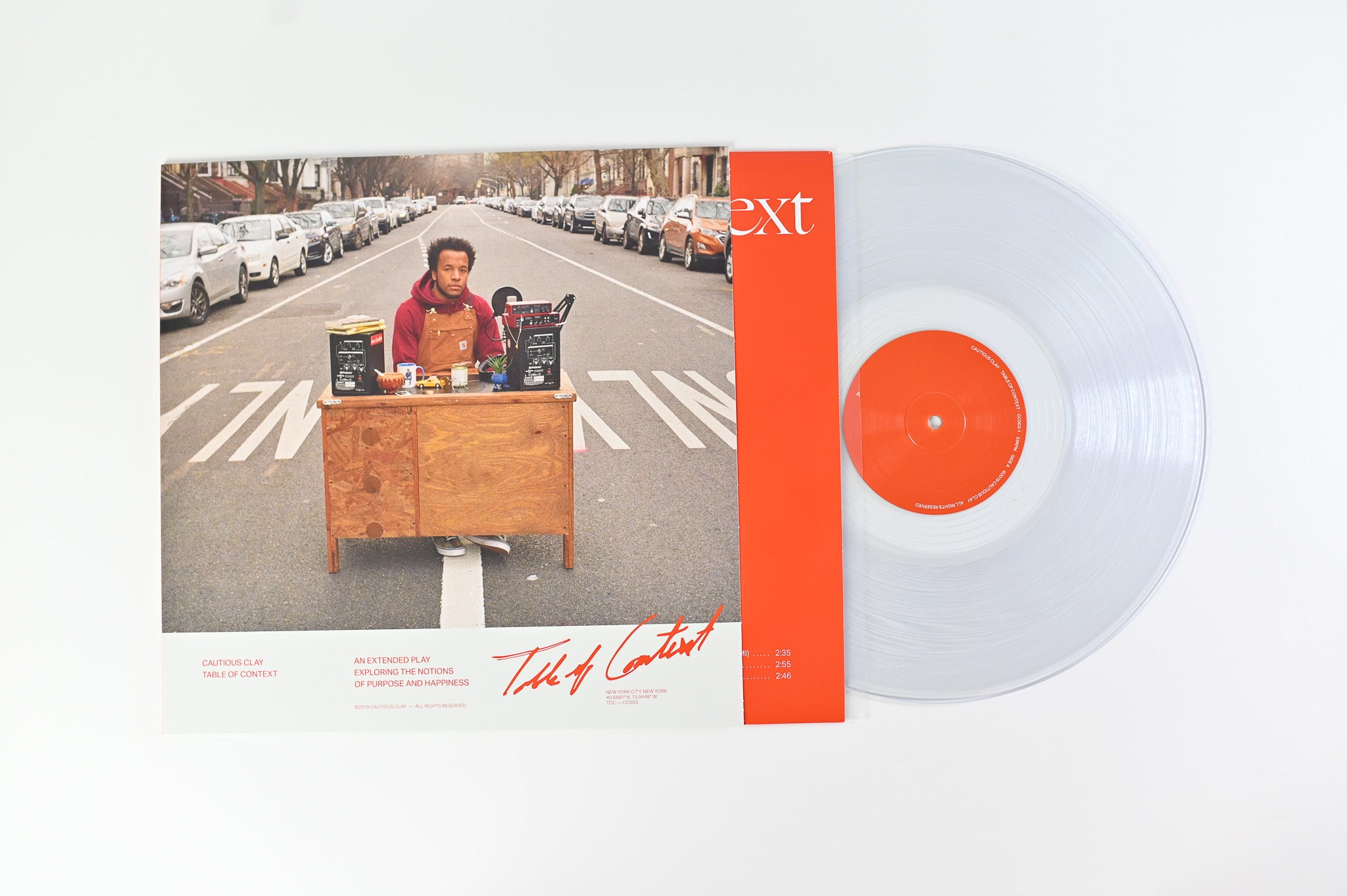 Cautious Clay - Table Of Context - Clear Vinyl